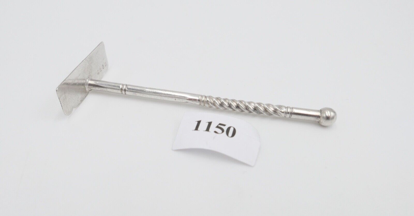 antiker Breischieber Lutz & Weiß Pforzheim 800 Silber gedrechselter Griff - Antikhandel-Stuttgart