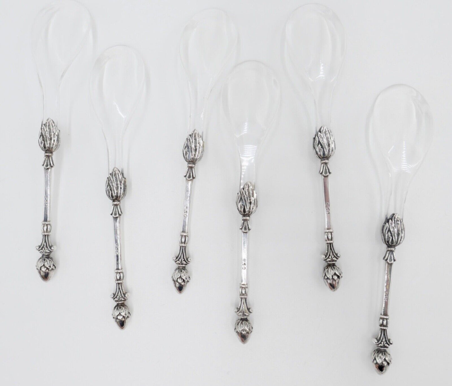 NEUwertig Christoph Widmann CW 90 CLASSSIC Eierlöffel Kaviar 6 tlg. versilbert - Antikhandel-Stuttgart