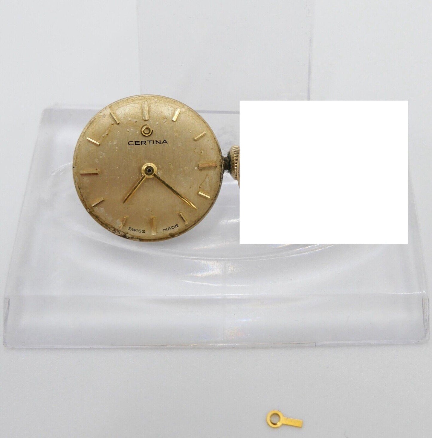 LÄUFT Certina Cal. 13-20 Uhrwerk Ziffernblatt Zeiger Krone voll funktionsfähig - Antikhandel-Stuttgart