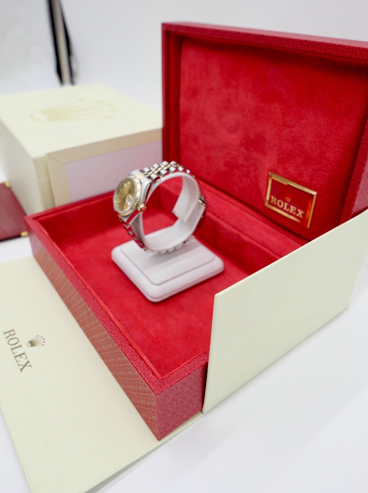 ROLEX Datejust Lady 69173 FULLSET 18K 750 STAHL GOLD Damenuhr 1993 Revision 2025 - Antikhandel-Stuttgart