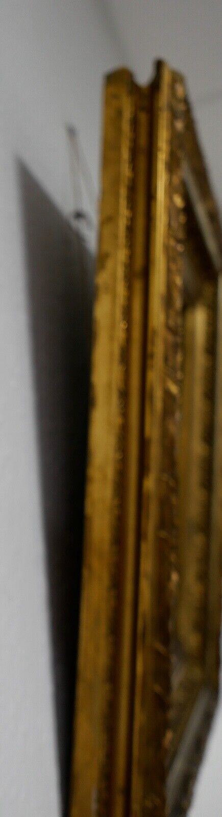 antikes Gemälde Berghütte Landschaft Öl Holz Prunkrahmen 51x42cm signiert R99 - Antikhandel-Stuttgart