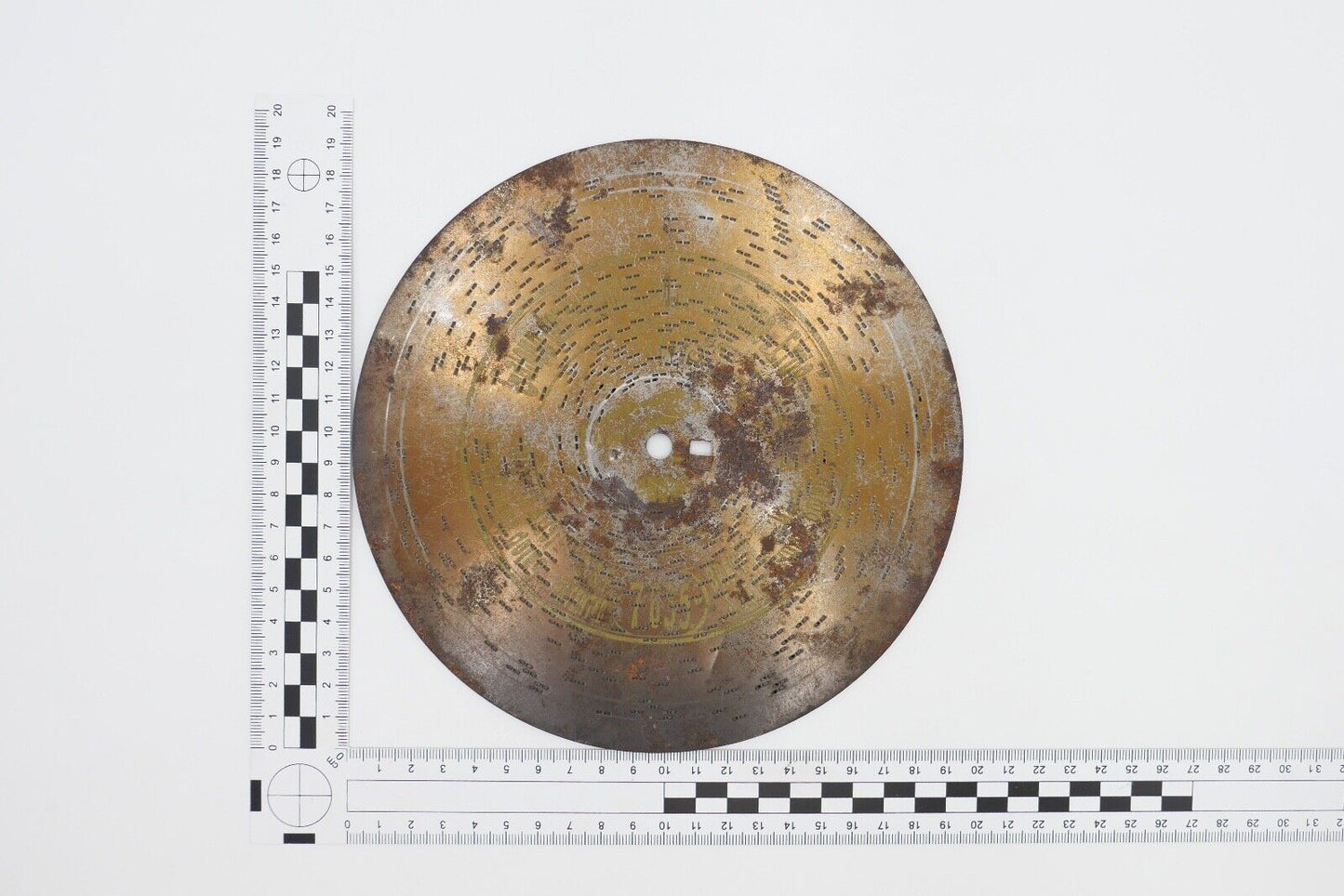 7035 Symphonion Lochplatte Spieluhr Spieldose GALLOP DER BADENDEN BALLER Ø 19,5 - Antikhandel-Stuttgart