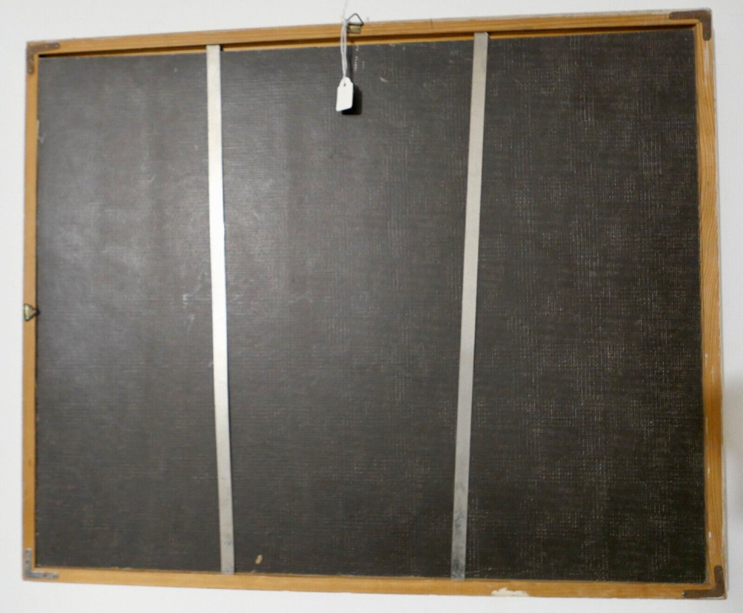 Aquarell signiert 52x42 cm Bild Bunt in Glass Rahmen - Antikhandel-Stuttgart