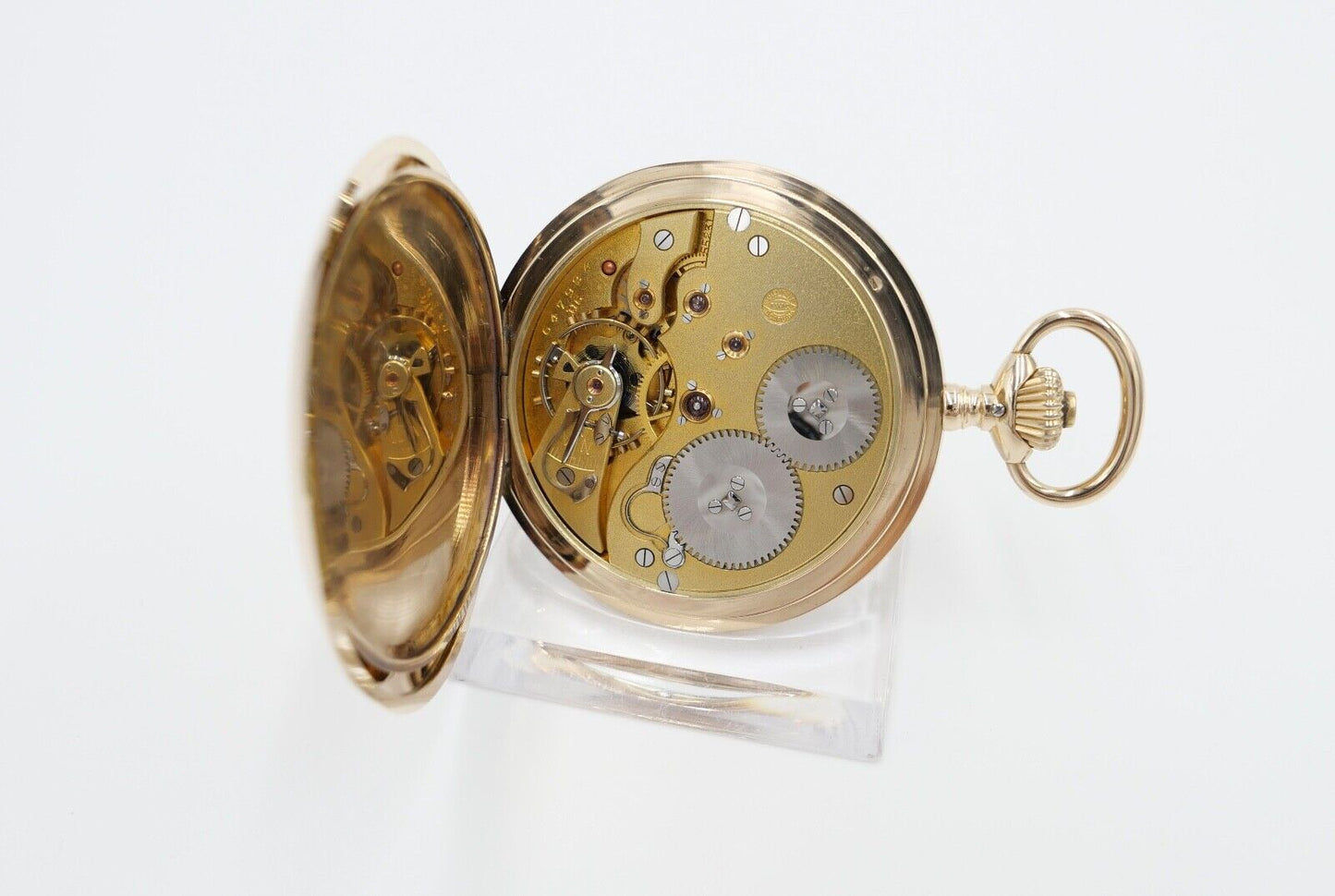 IWC Savonette Taschenuhr 585 / 14K GOLD 51mm 1916-1920 Cal.53 H6 Probus Scafusia - Antikhandel-Stuttgart