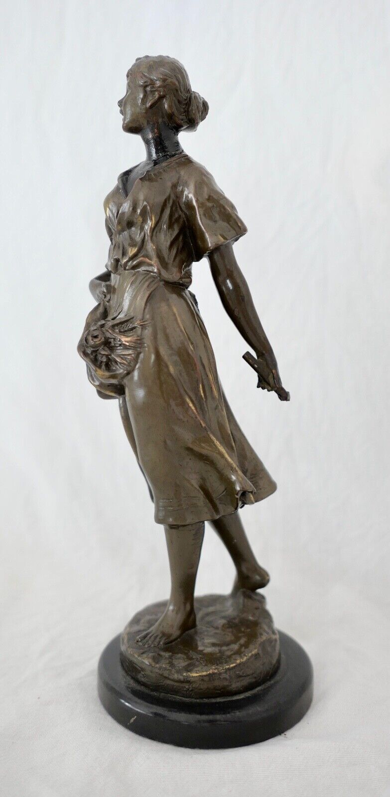 Jugendstil Bronze Figur Skulptur " M. Max Lindenberg " 25 cm um 1900 - Antikhandel-Stuttgart