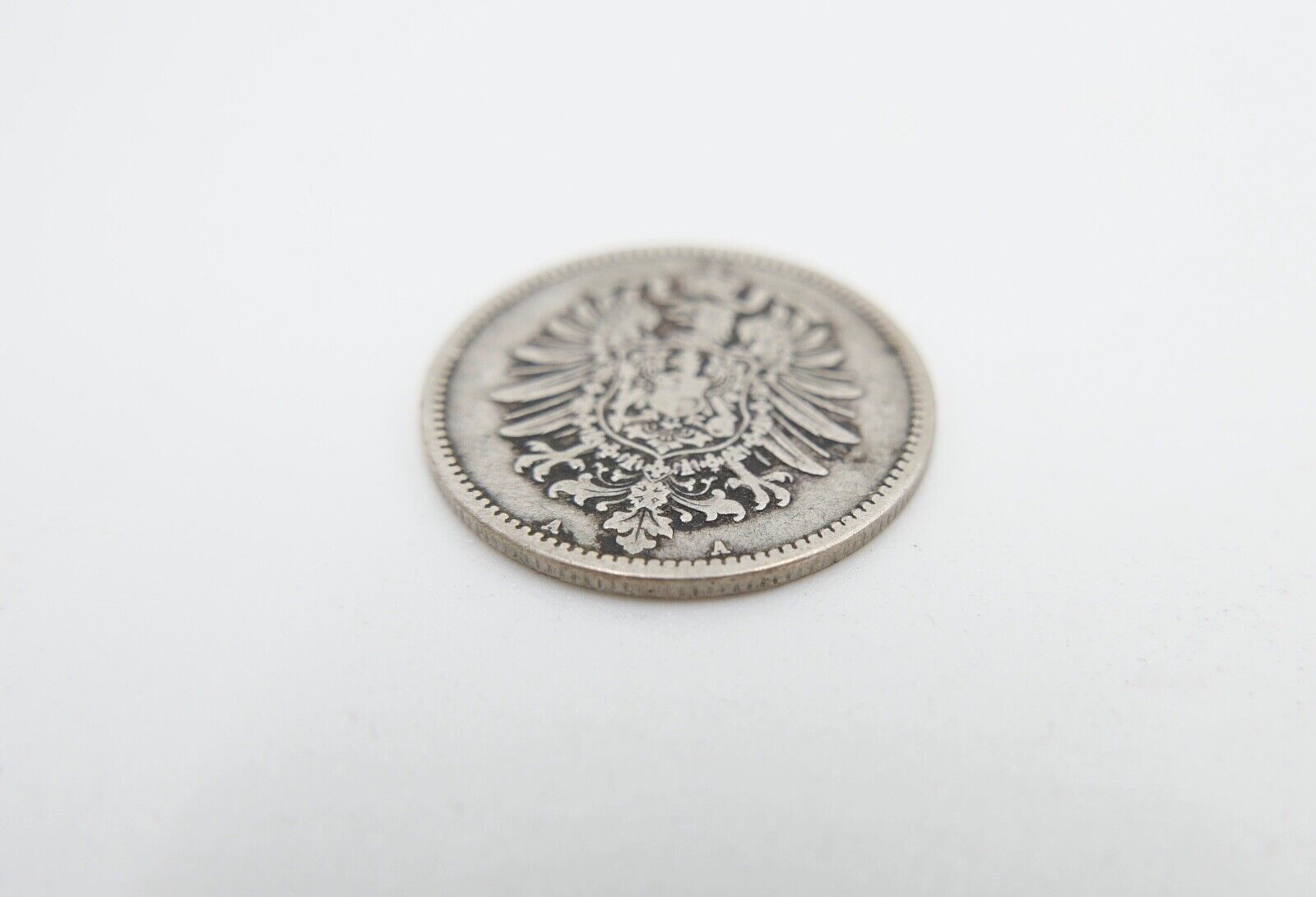 1 Mark Deutsches Reich 1875 A Jäger J.9 VZ-STG vorzüglich - Stempelglanz Silber - Antikhandel-Stuttgart