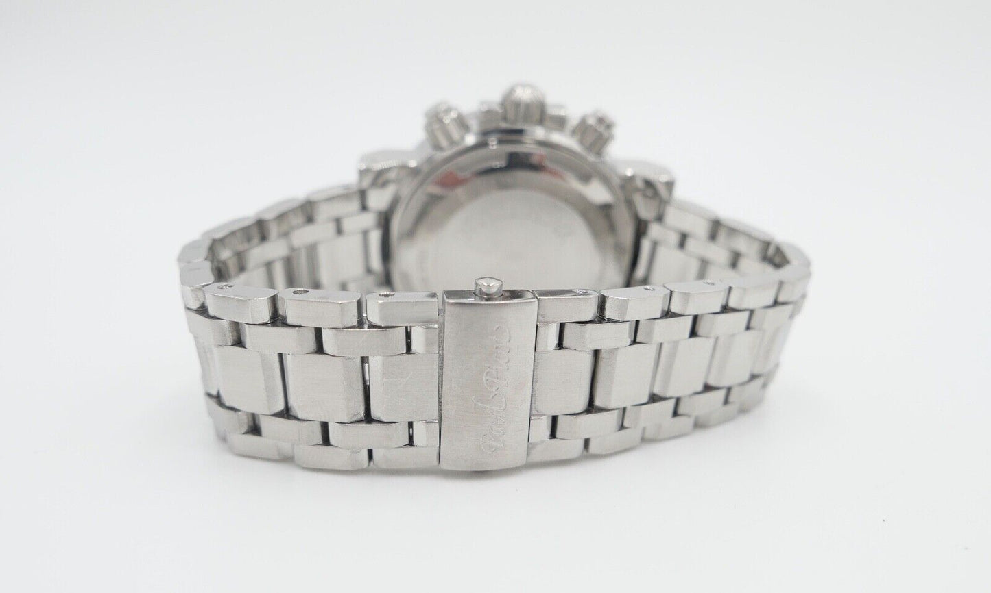 Paul Picot Yachtmann II Ref. 1027.SG Cal. 7750 Chronograph blaues Zifferblatt - Antikhandel-Stuttgart