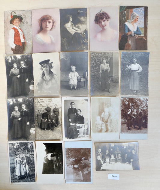 antike Ansichtskarten Postkarten Briefmarken PORTRAIT deutsches Reich - Antikhandel-Stuttgart