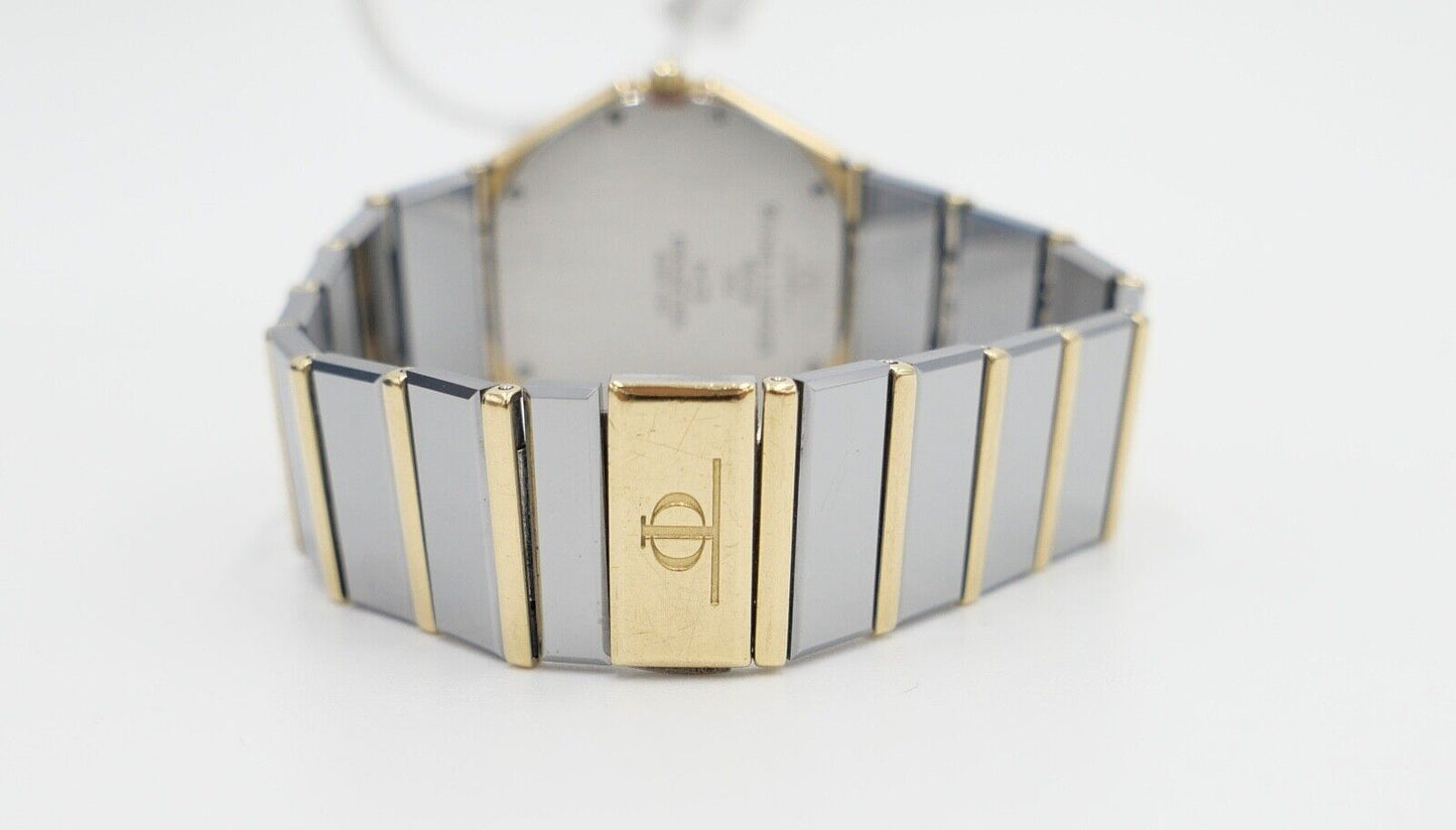 Baume & Mercier 32mm Avant-Garde 5138038 1830 Gold / Wolfram Herren Uhr 18K 80er - Antikhandel-Stuttgart