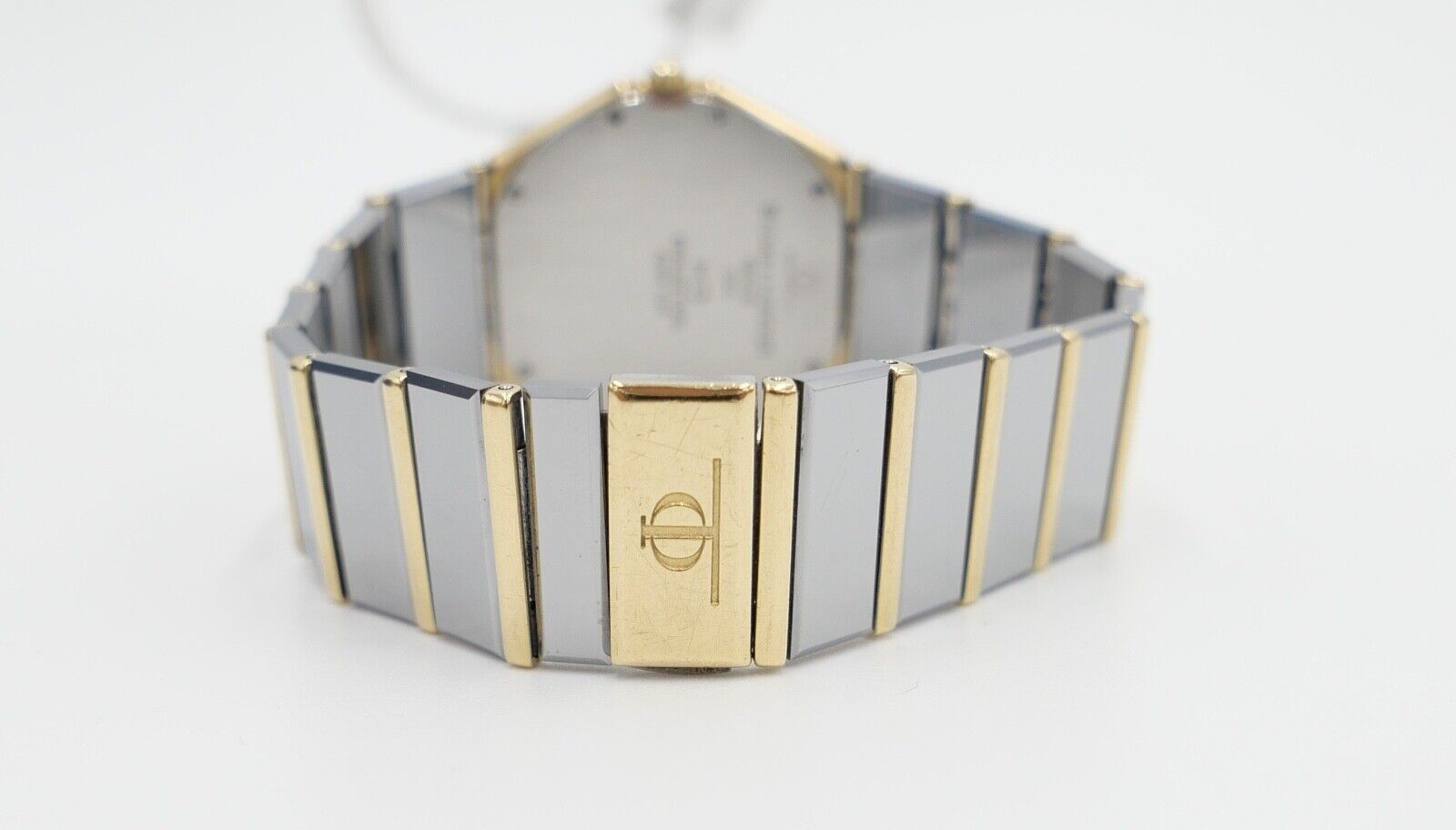 Baume & Mercier 32mm Avant-Garde 5138038 1830 Gold / Wolfram Herren Uhr 18K 80er - Antikhandel-Stuttgart