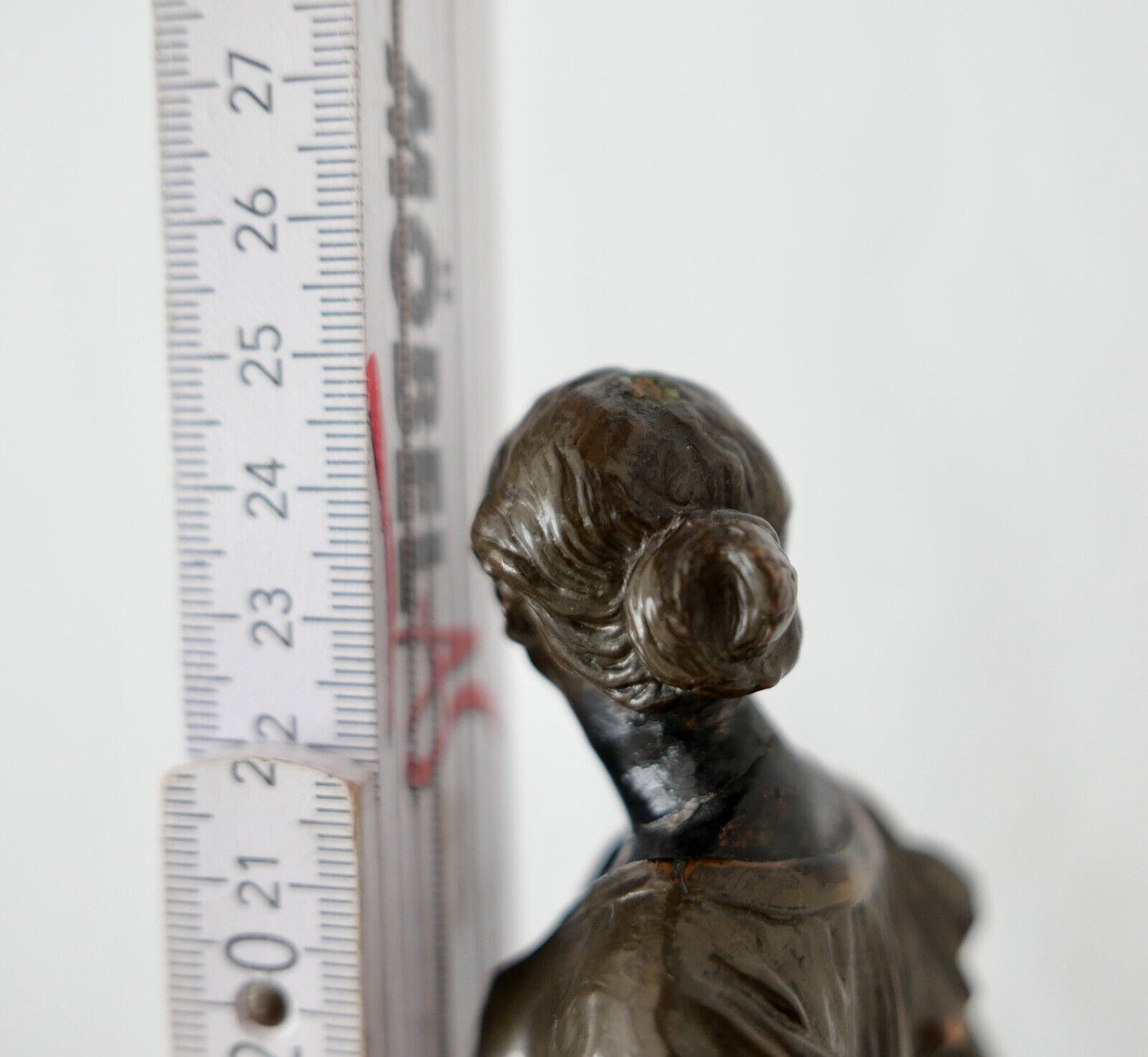 Jugendstil Bronze Figur Skulptur " M. Max Lindenberg " 25 cm um 1900 - Antikhandel-Stuttgart