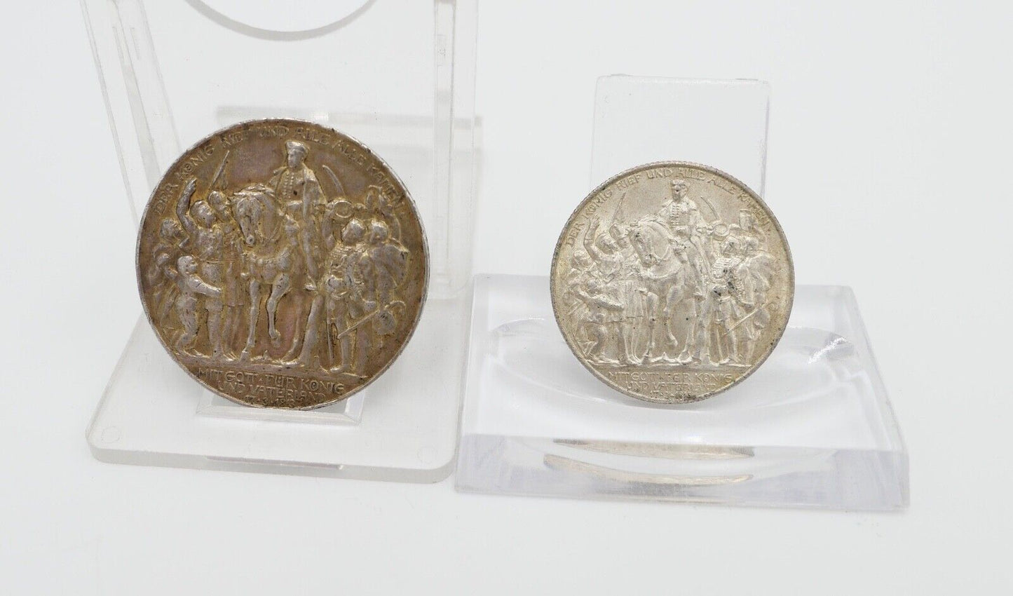 2 & 3 Mark Jäger J.109 & 110 Preussen Befreiungskriege Befreiungskampf Silber - Antikhandel-Stuttgart