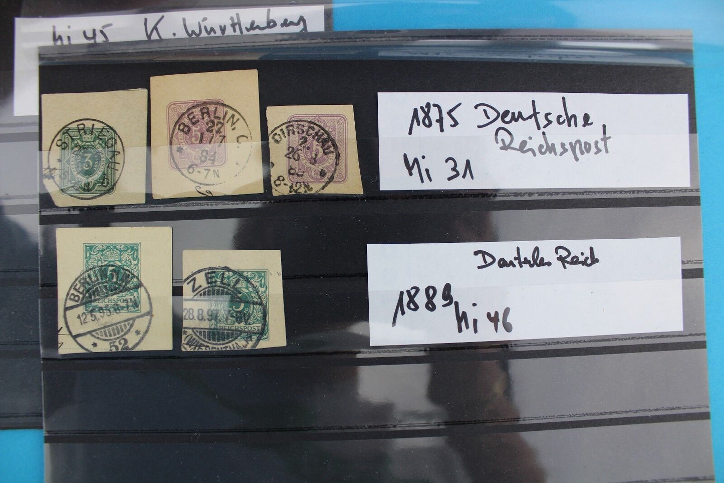 Württemberg Lot stamp Briefmarke Michel Mi lot Posten TOP Reichspost - Antikhandel-Stuttgart