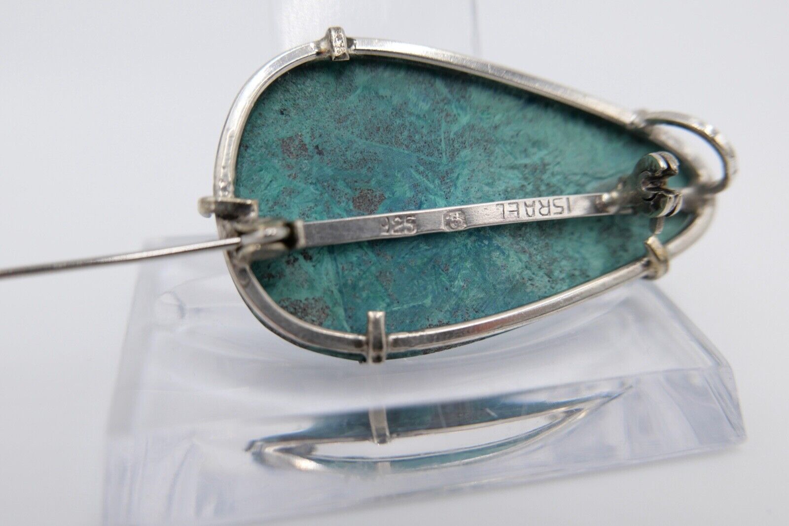 Anhänger & Brosche aus Sterlingsilber 925 mit Eilat Punze Israel Hersteller - Antikhandel-Stuttgart