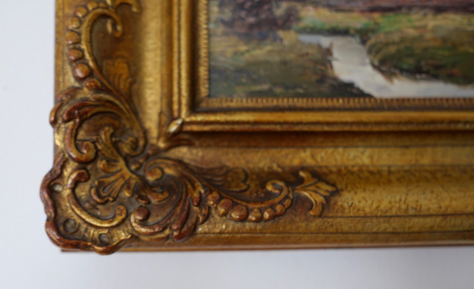 kleines Ölgemälde auf Holz JOSEPH ROLF KNOBLOCH München 45x33 cm Landschaft 1944