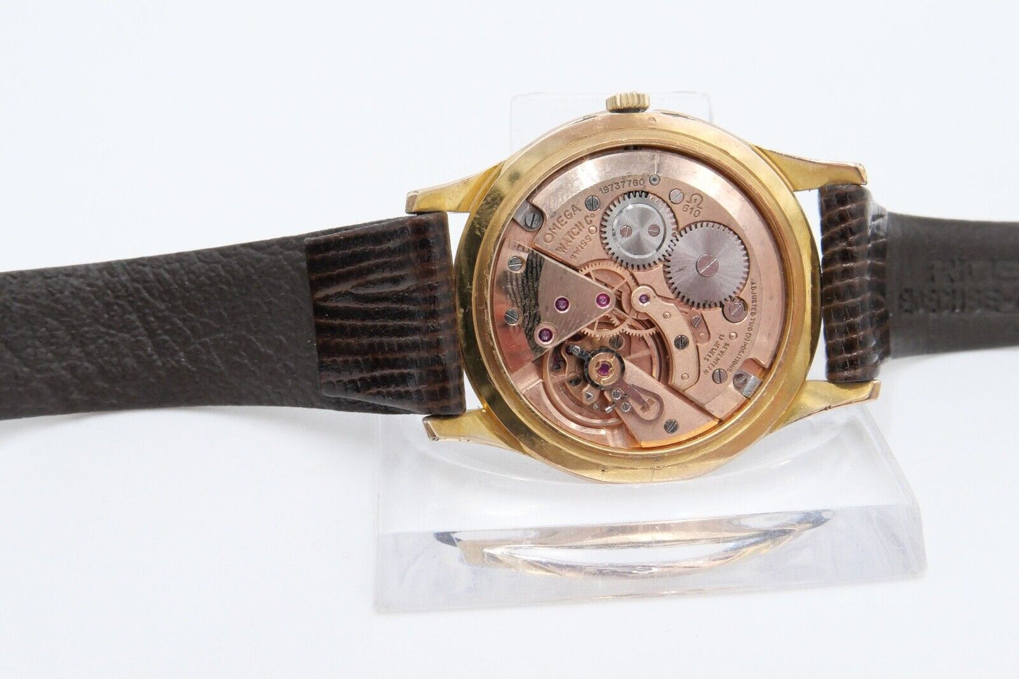 alte 60er Jahre OMEGA Cal. 610 Ref. BK 14794 vergoldet 20 G - Antikhandel-Stuttgart