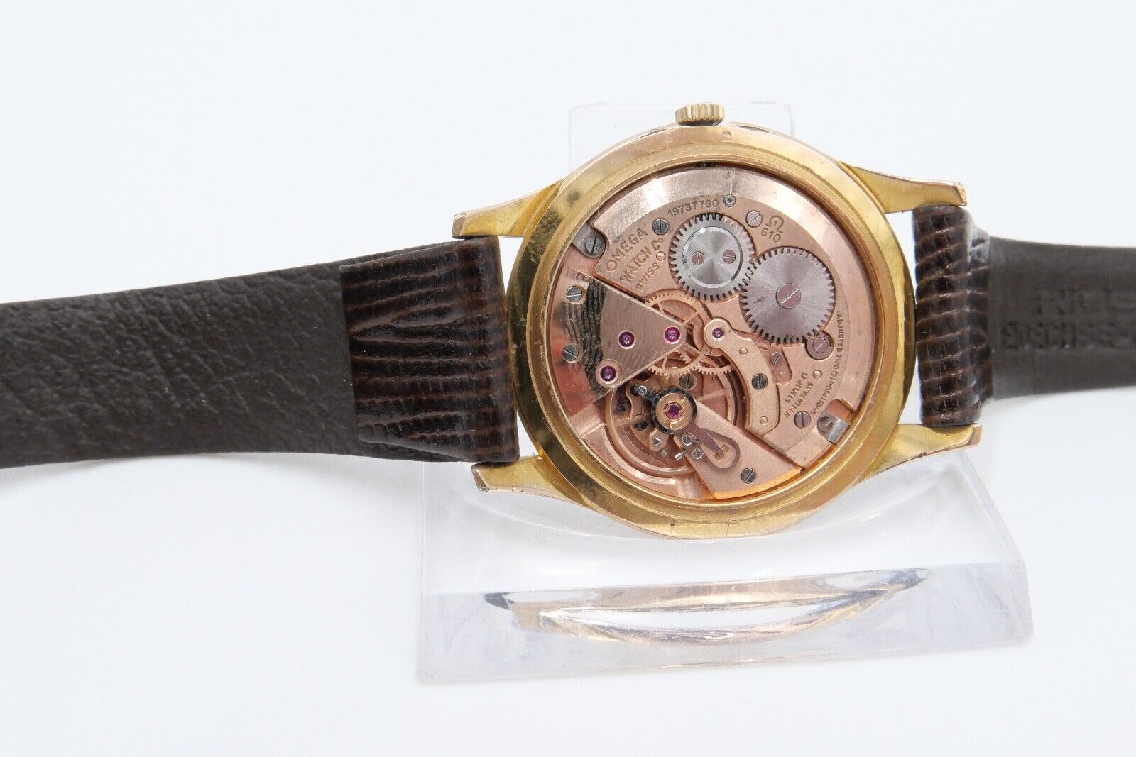 alte 60er Jahre OMEGA Cal. 610 Ref. BK 14794 vergoldet 20 G - Antikhandel-Stuttgart