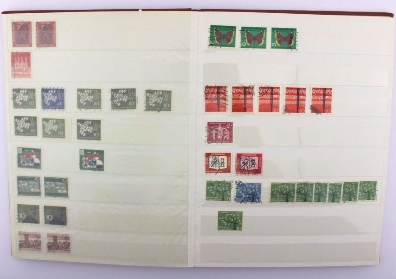 Briefmarken Album Collection stamps BRD Deutschland 1949 - 1968 Posthorn usw TOP - Antikhandel-Stuttgart