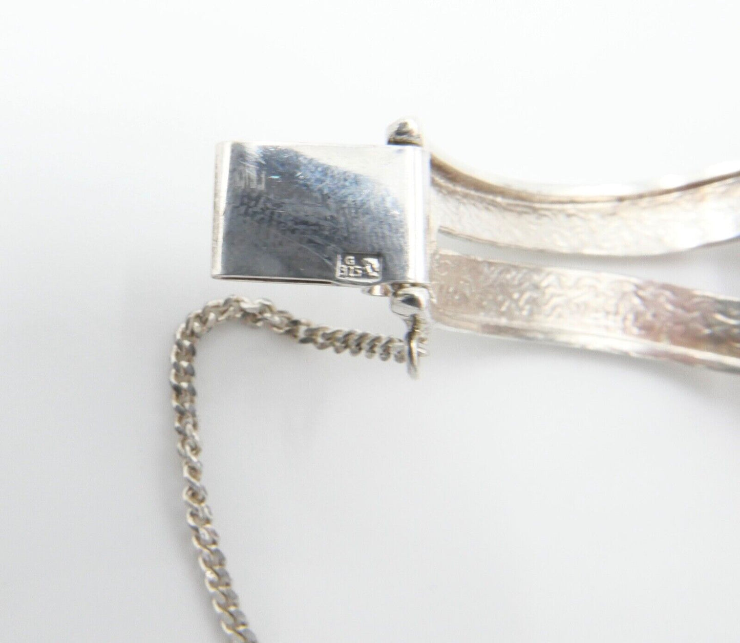 80er Jahre Silber 925 Bernstein Armband Armreif Armspange G Danzig Polen - Antikhandel-Stuttgart