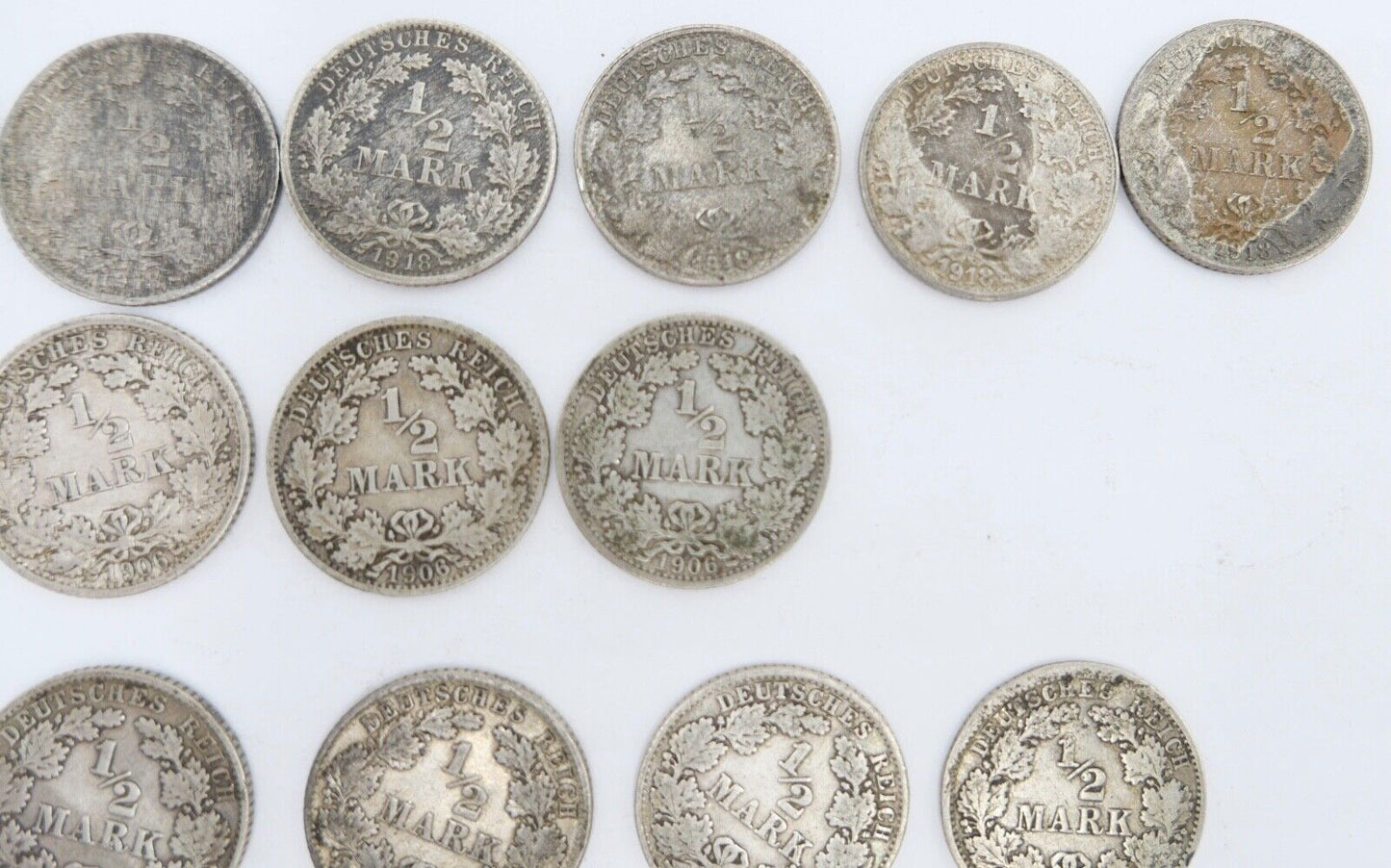 33x 5 Pfennig 1890 - 1905 A D E F G J großer Adler Jäger J.12 ss - stg - Antikhandel-Stuttgart