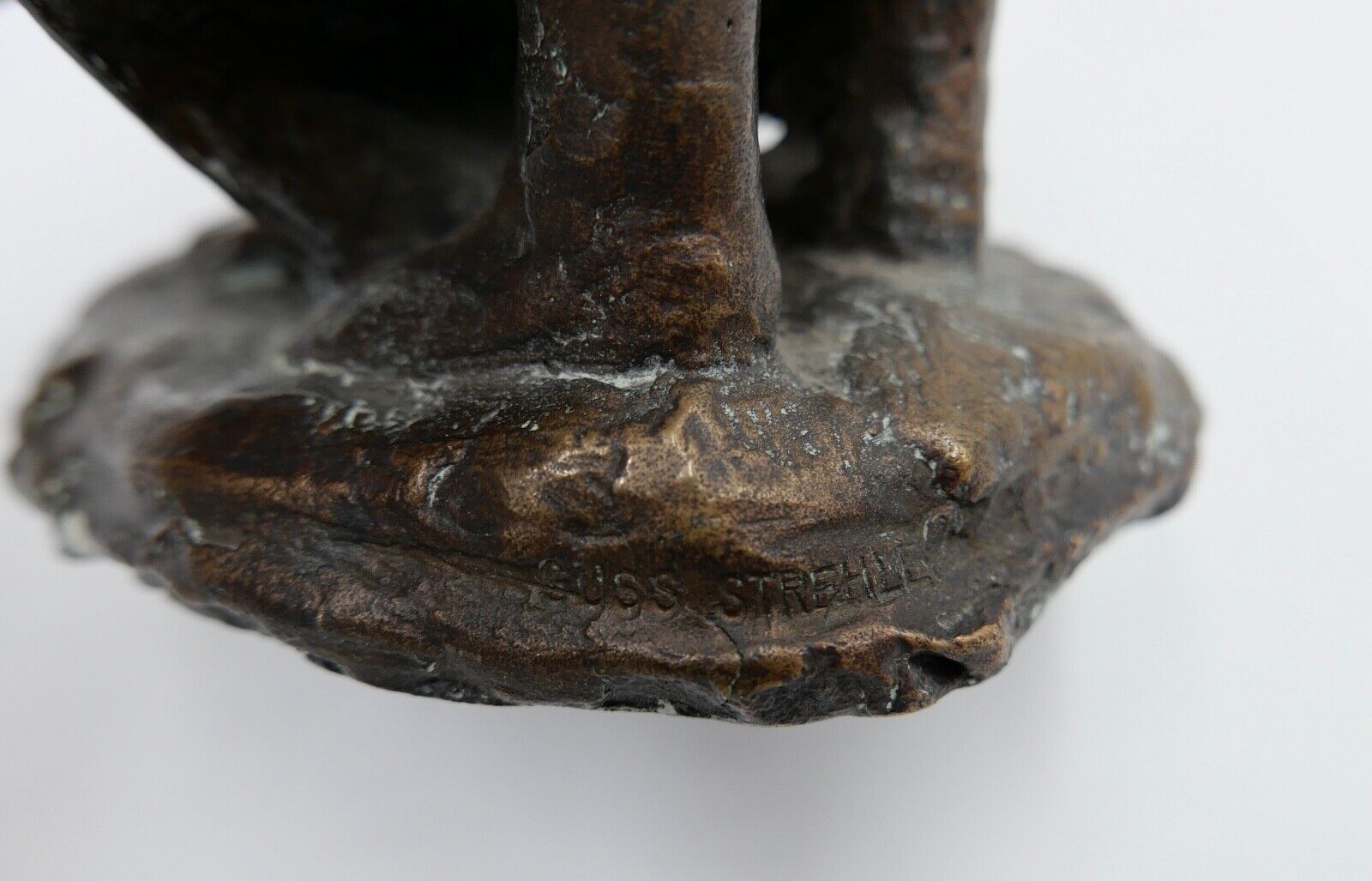 Bronze Figur Skulptur " Guss Strehle " München 27 cm Pärchen - Antikhandel-Stuttgart