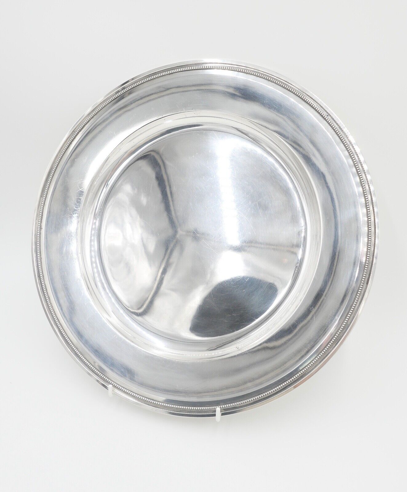 Servierplatte Johannes Siggaard Beschaumeister 826 Silber um 1940 L. Berth 1000g - Antikhandel-Stuttgart