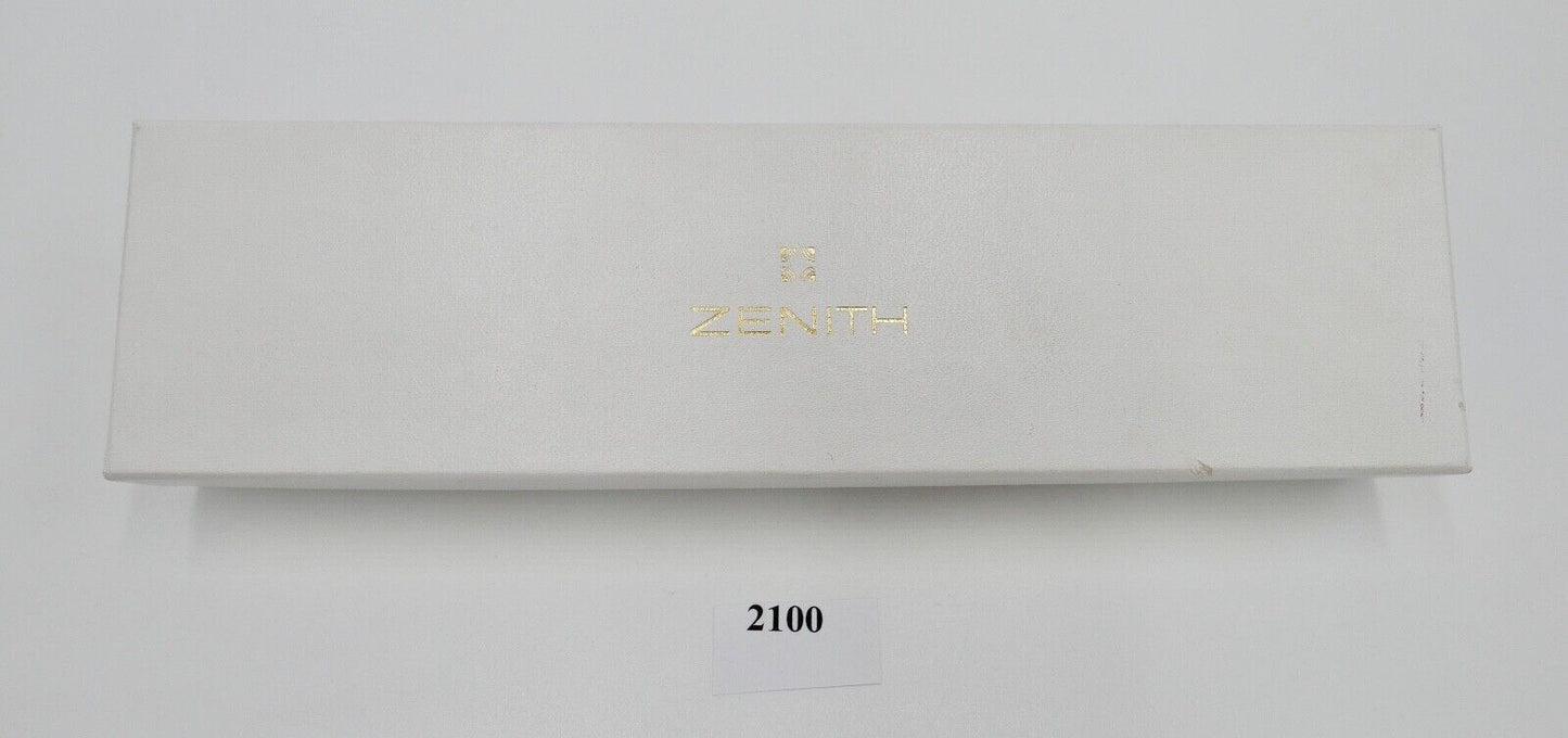 Original Zenith UMKARTON Box ETUI Uhrenetui in weiß 1990er-2000er Jahre - Antikhandel-Stuttgart