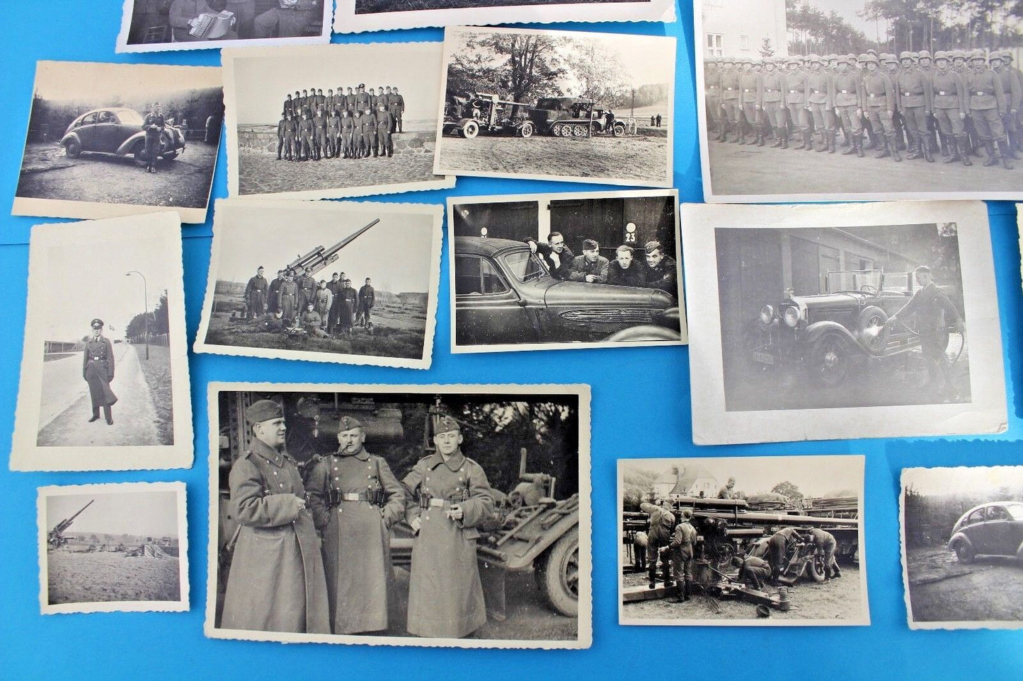 28x Foto Postkarten photo 3.Reich WW2 WK2 Germany Wehrmacht Flak Sudeten Konvolu - Antikhandel-Stuttgart