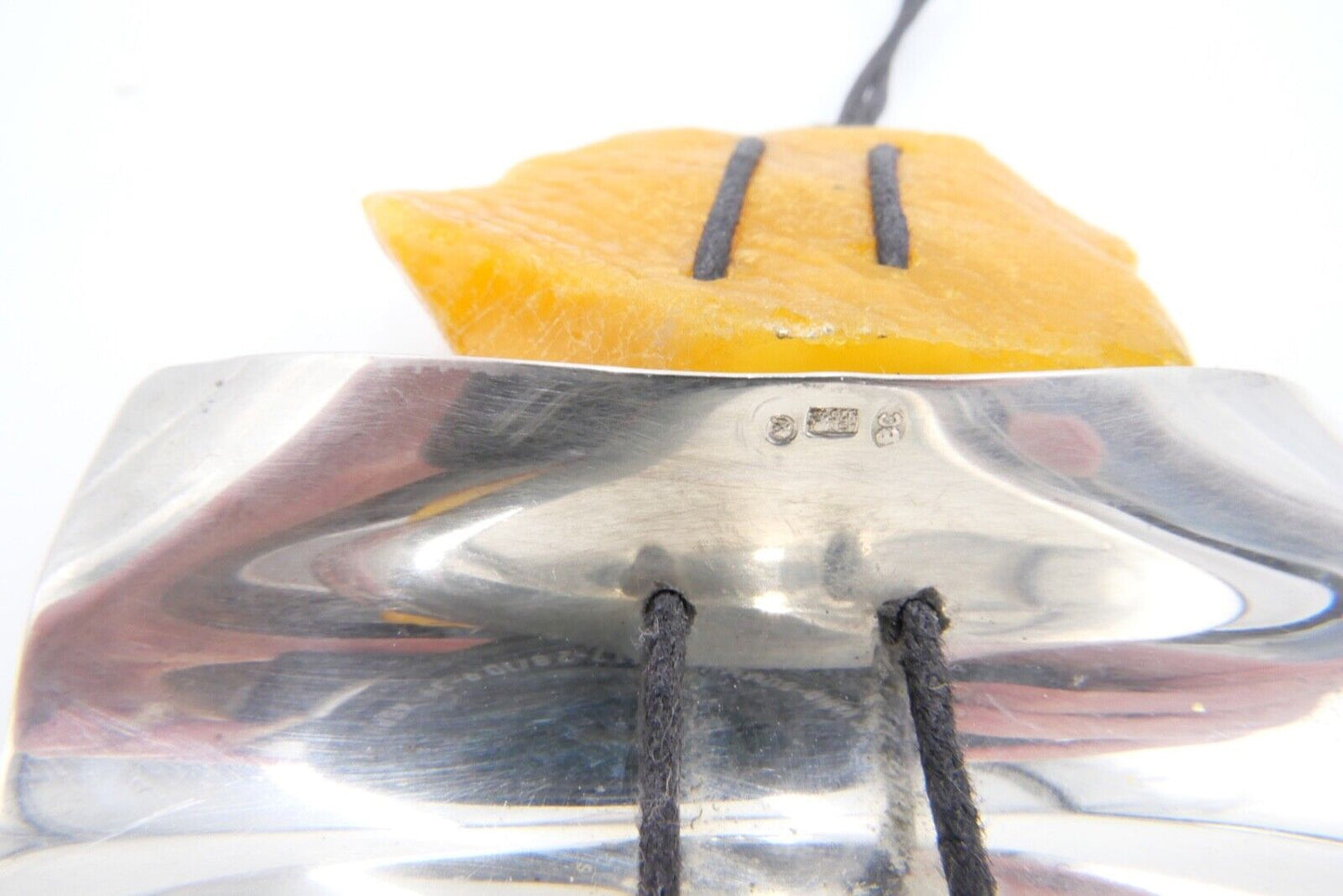 DESIGNER Bernstein Silber 925 Armband G Danzig Polen UNIKAT BC 8C - Antikhandel-Stuttgart