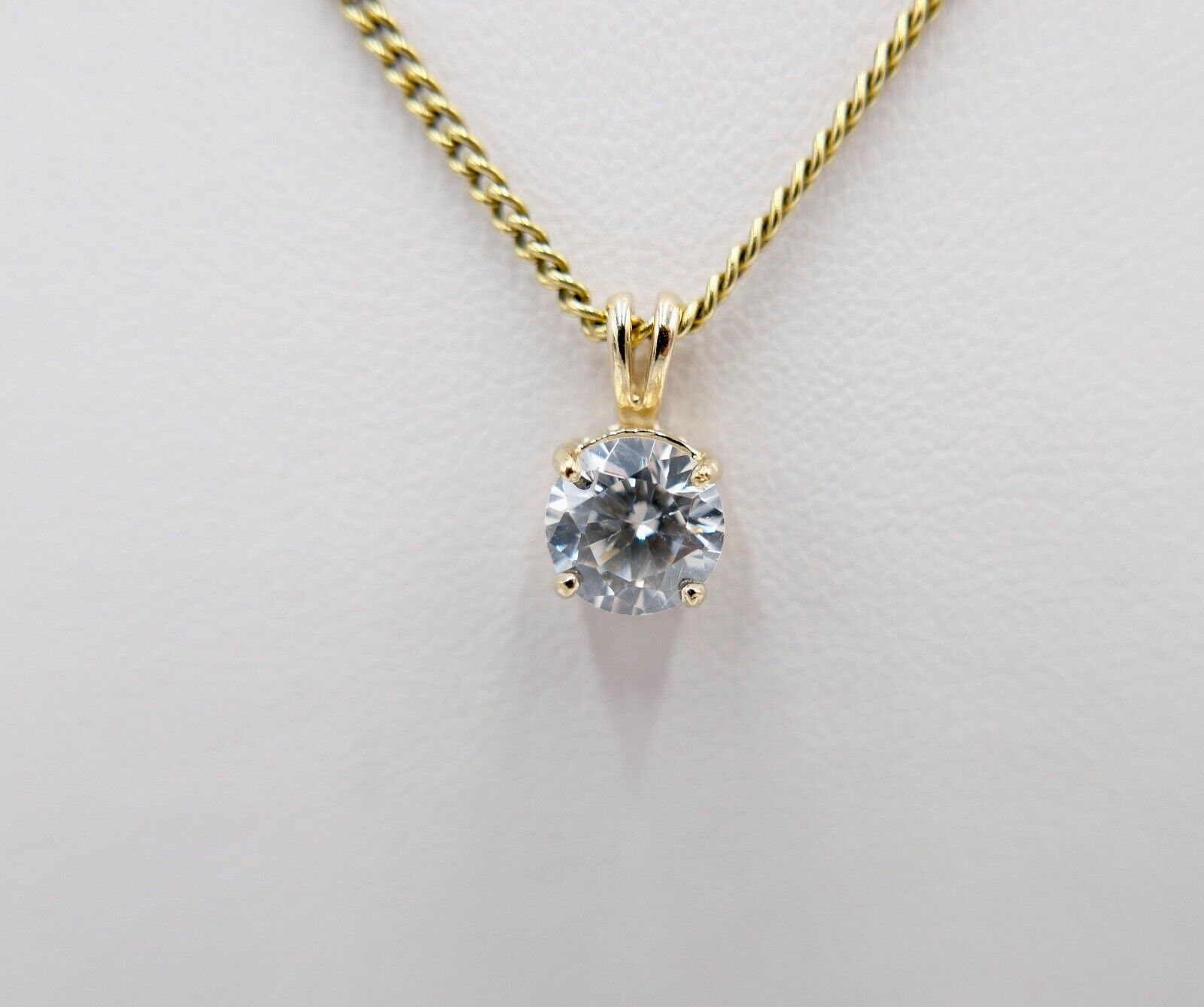 DQCZ Anhänger mit Zirkonia 585 / 14K Gold Gelbgold - Antikhandel-Stuttgart