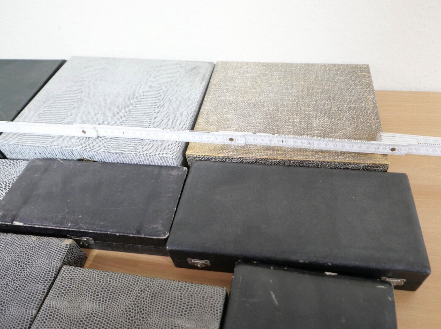 Konvolut antik alte Besteckkasten Aufbewahrung BERNDORF WENZ SCHILLING MAYER - Antikhandel-Stuttgart