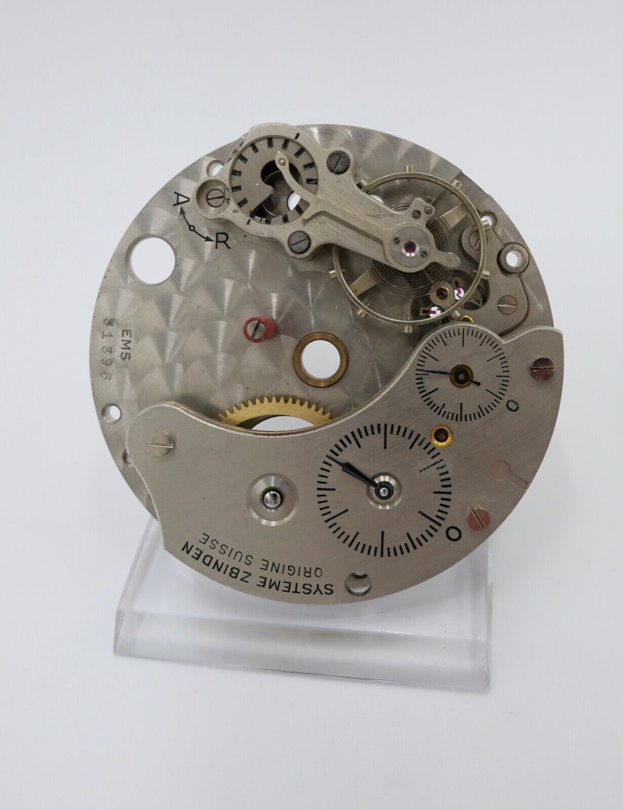 Uhrwerk Mechanismus aus Uhrmacherauflösung SYSTEME ZBINDEN - Antikhandel-Stuttgart