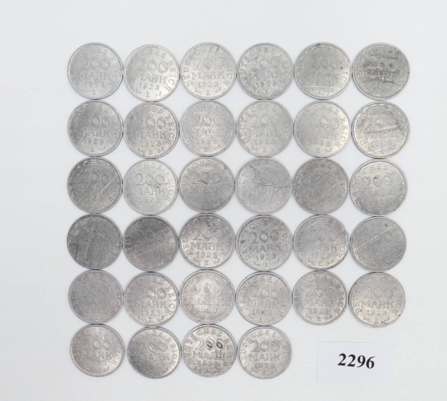 Weimarer Republik 200 Mark Deutsches Reich Ersatz & Inflationsmünzen 1923 J.304 - Antikhandel-Stuttgart