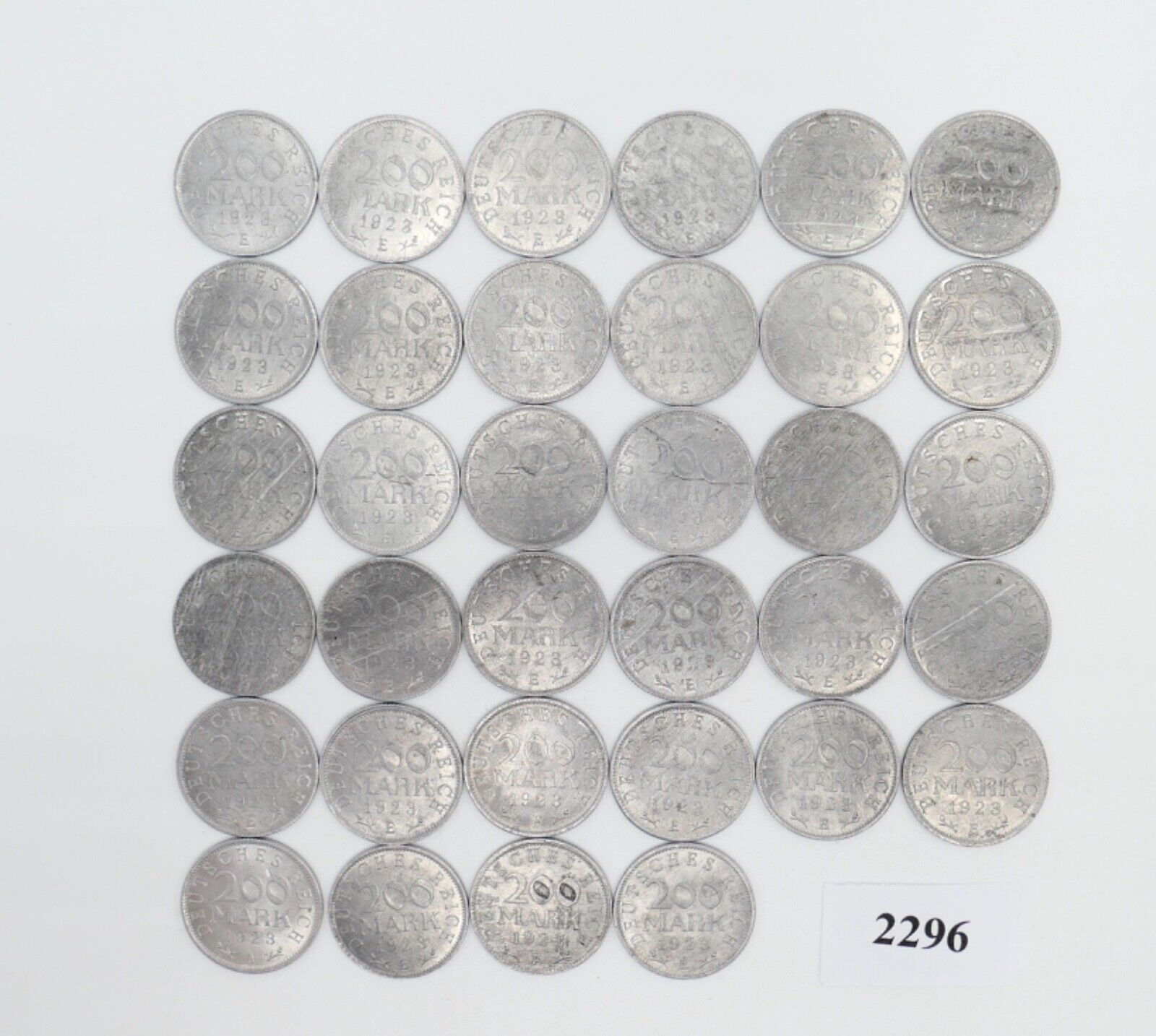 Weimarer Republik 200 Mark Deutsches Reich Ersatz & Inflationsmünzen 1923 J.304 - Antikhandel-Stuttgart