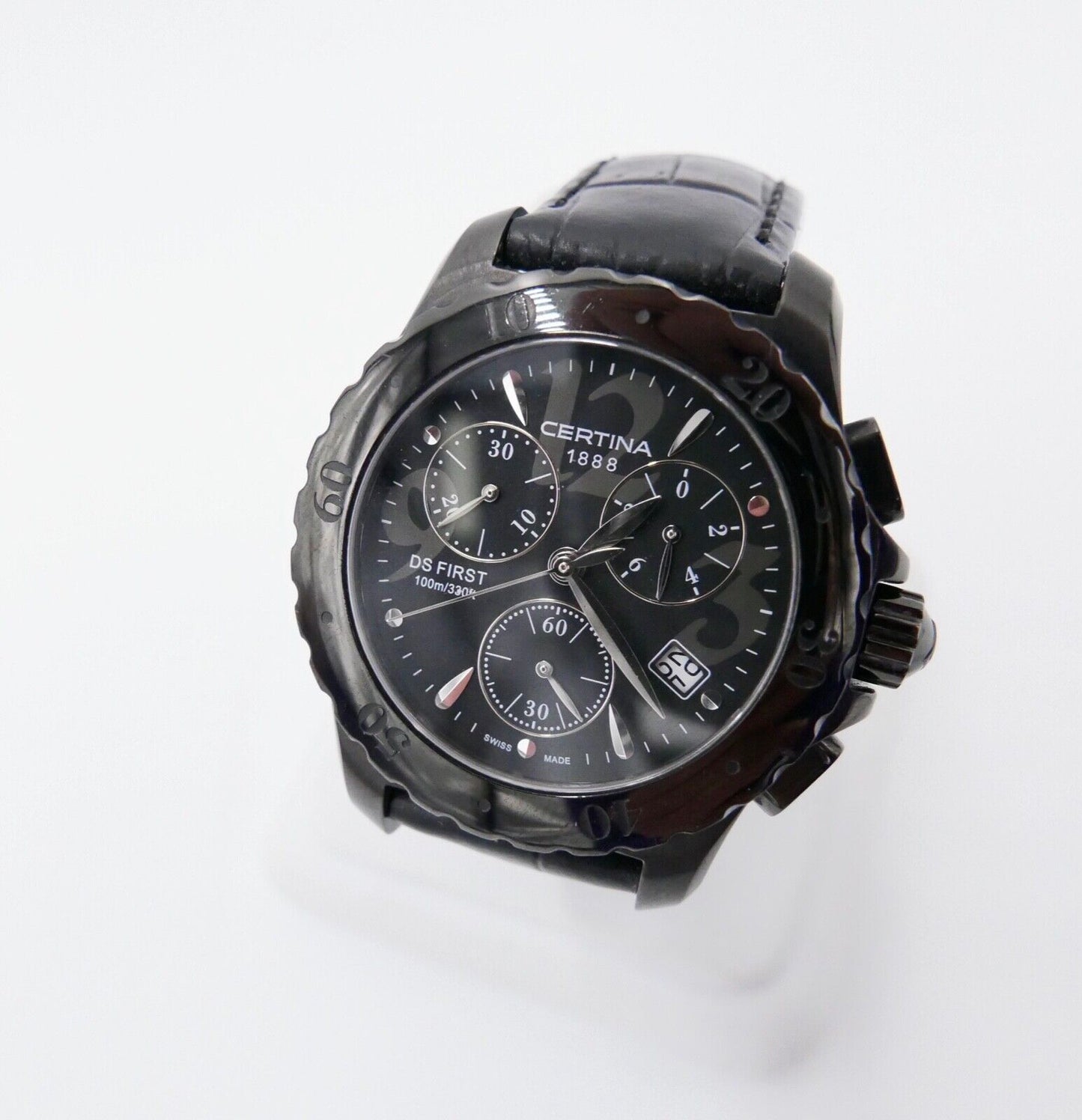 Certina DS FIRST Chrono Ref 538718446 Quartz 100m Damenuhr FULL SET aus 2010 - Antikhandel-Stuttgart