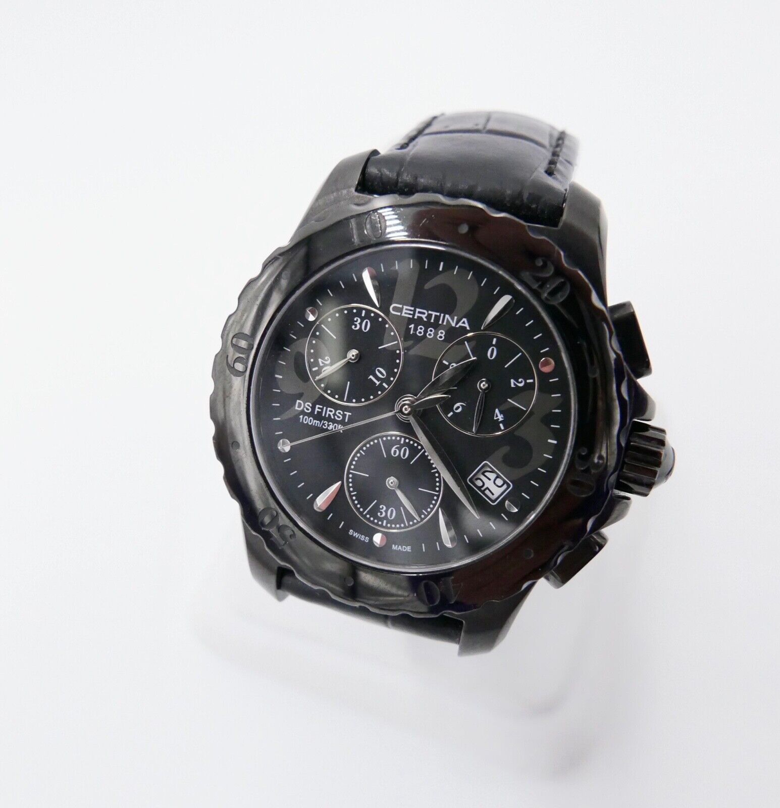 Certina DS FIRST Chrono Ref 538718446 Quartz 100m Damenuhr FULL SET aus 2010 - Antikhandel-Stuttgart