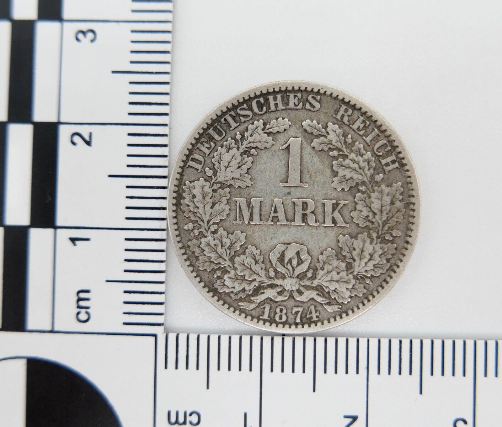 1 Mark 1874 A Silbermünze Jäger J. 9 gute Erhaltung selten RAR - Antikhandel-Stuttgart