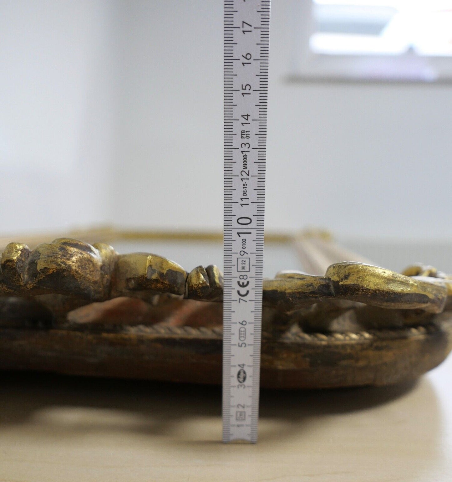 antiker großer Spiegel Anfang Mitte 19. Jhd im Louis XV Stil - Antikhandel-Stuttgart