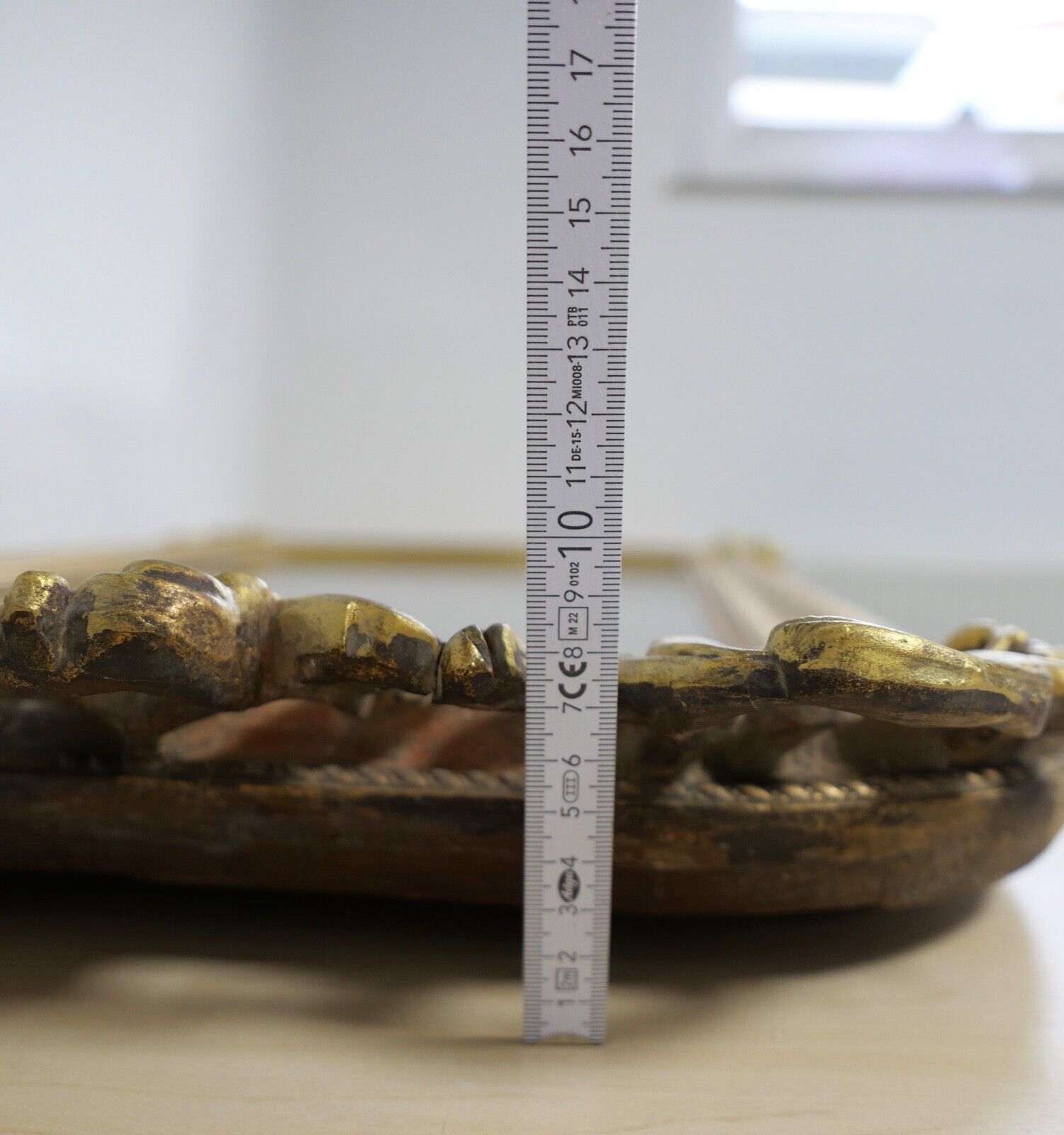 antiker großer Spiegel Anfang Mitte 19. Jhd im Louis XV Stil - Antikhandel-Stuttgart