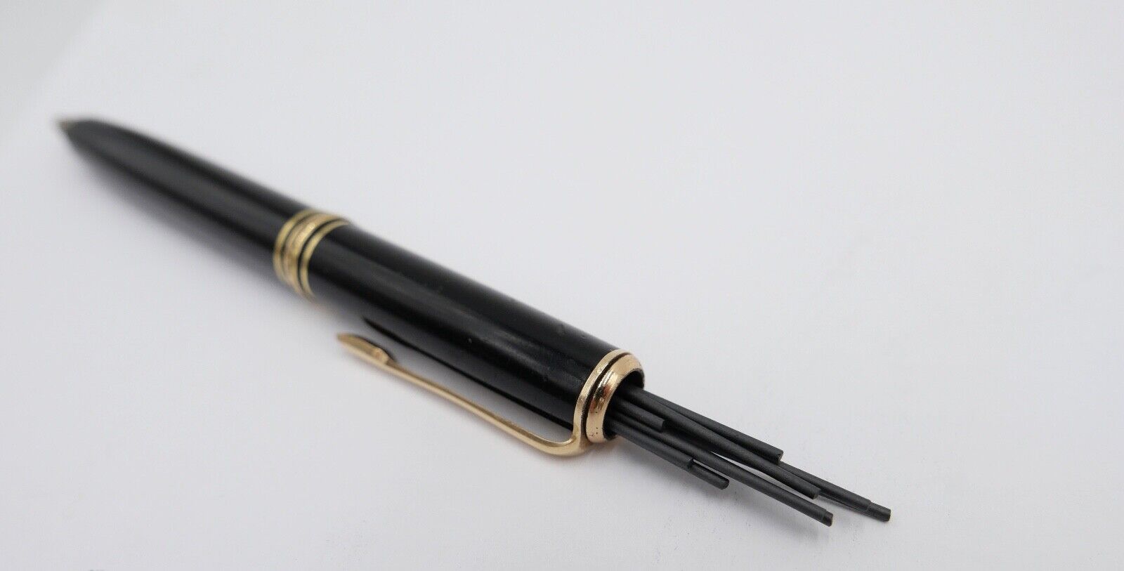 50er Jahre MONTBLANC 172 L PIX Druckbleistift Bleistift mit Mienen und Gravur - Antikhandel-Stuttgart