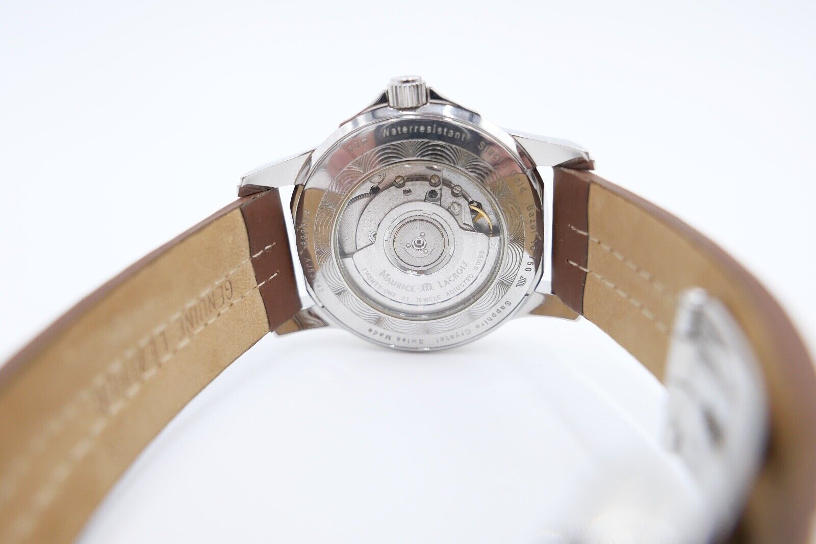 Maurice Lacroix Pontos PT 6068 GMT Automatic 18K / 750 Gold Armbanduhr Watch - Antikhandel-Stuttgart