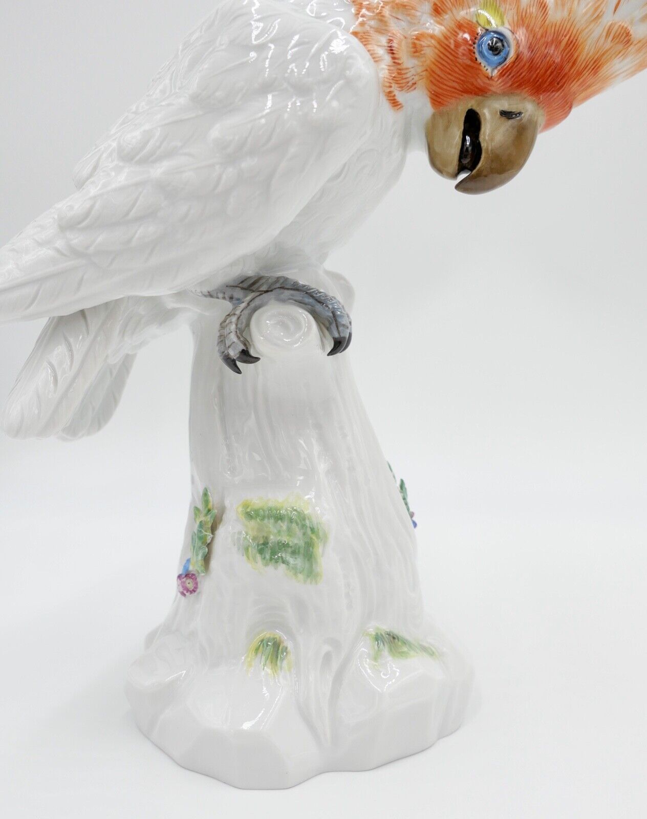 Meissen Porzellanfigur KAKADU Nr. 77034 handbemalt staffiert - Antikhandel-Stuttgart