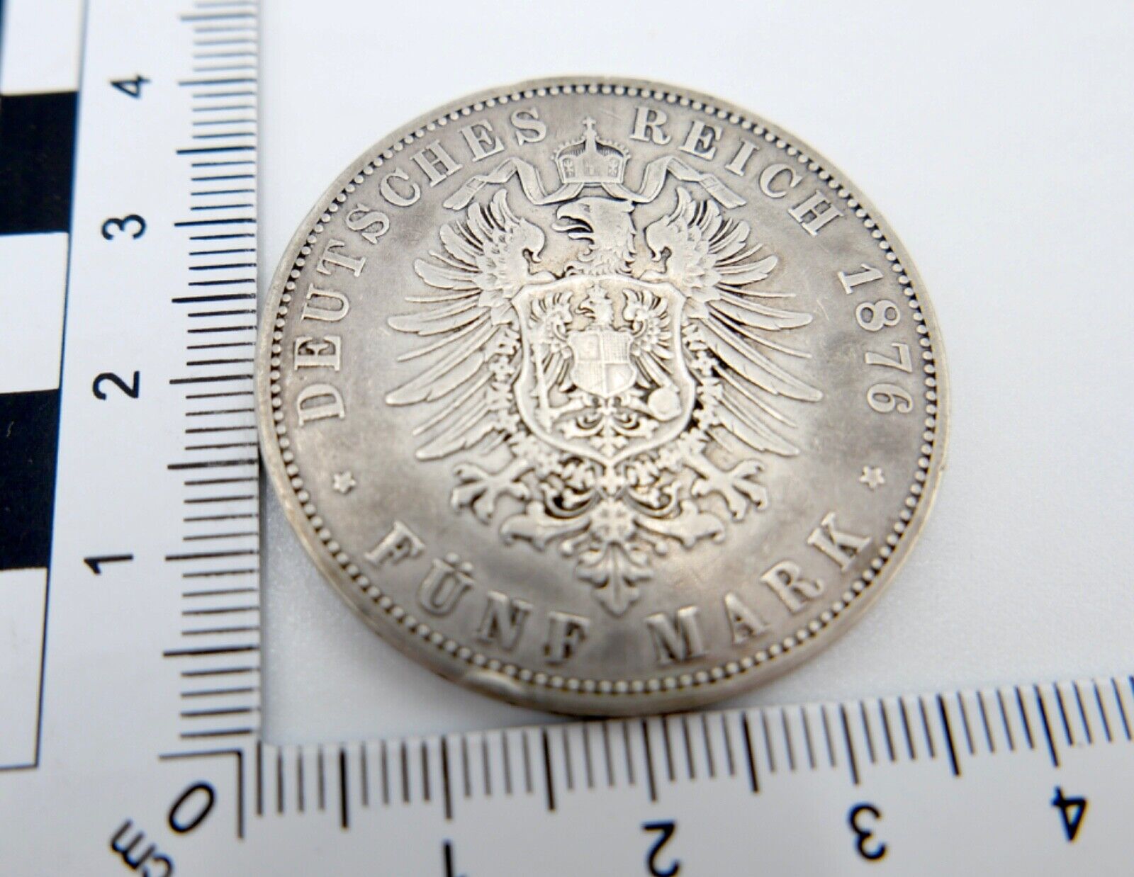 5 Mark 1876 Silbermünze Preussen 1876 A Wilhelm Jäger J.97 Preußen - Antikhandel-Stuttgart