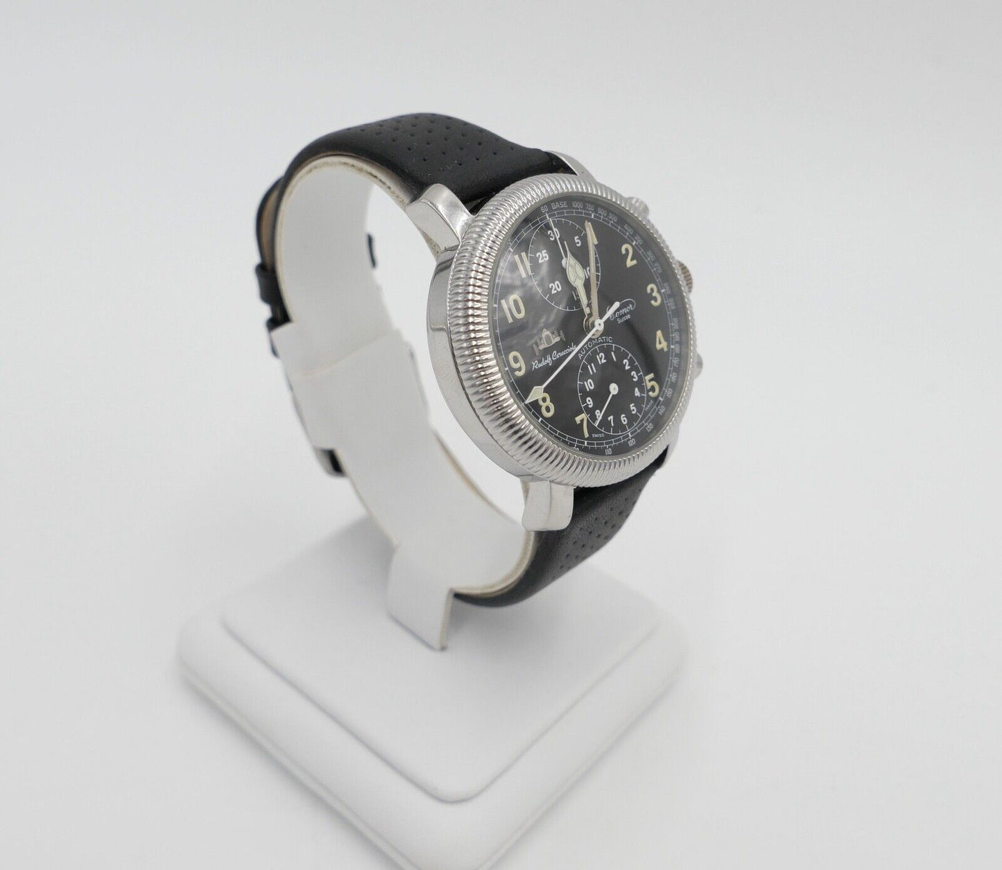 1990er Jahre COMOR limitierte Auflage Chronograph Rudolf Caracciola Cal. 7750 - Antikhandel-Stuttgart