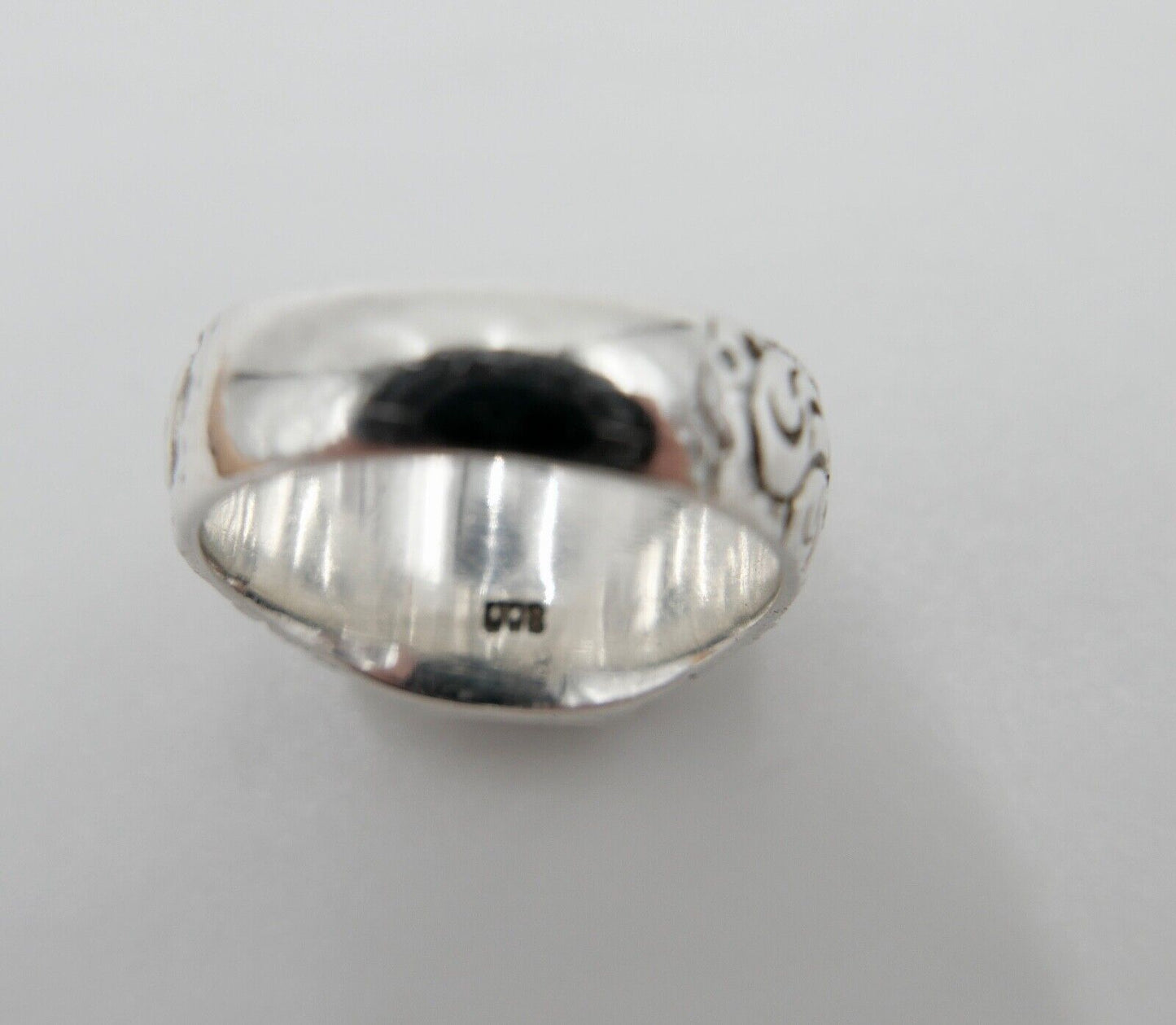 Massiver Jugendstil Siegelring Monogramm HS Herrenring Ring 800 Silber Gr. 56 - Antikhandel-Stuttgart