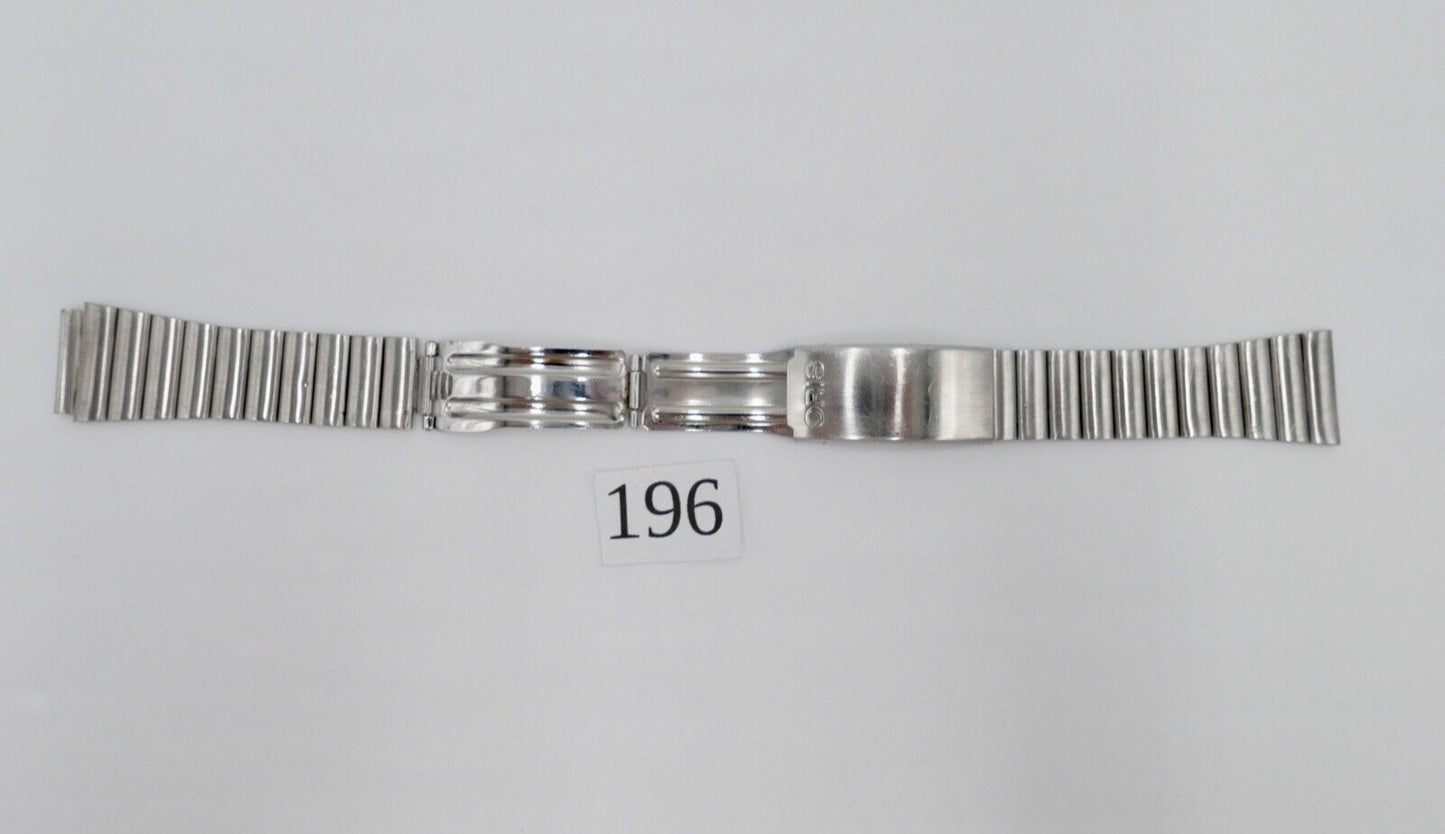 Altes ORIS Edelstahlband 18mm Uhrenband Vintage - Antikhandel-Stuttgart