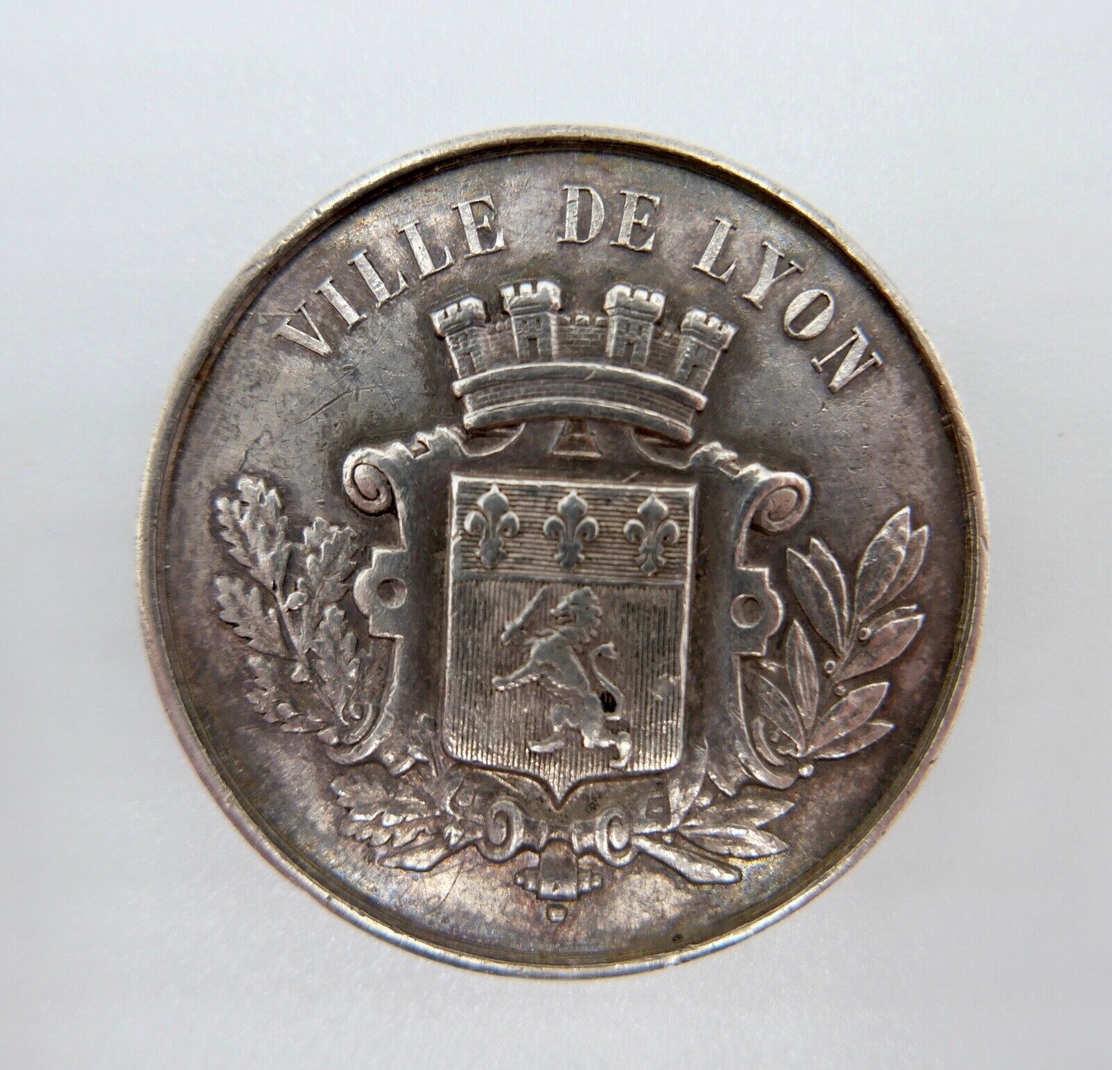 Medaille " Conservatoire de Musique " 1886 " VILLE DE LYON " Drivons Silber PRIX - Antikhandel-Stuttgart