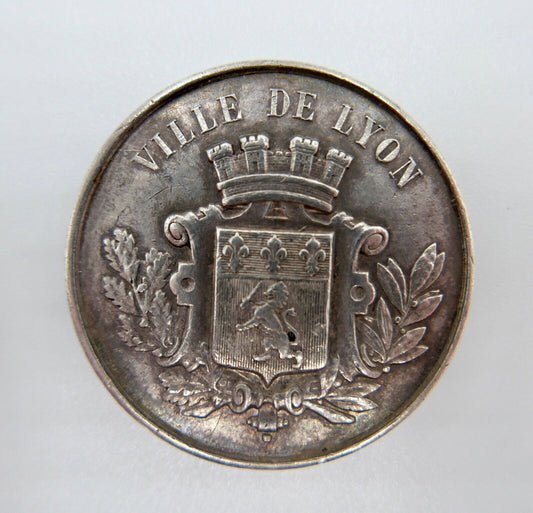 Medaille " Conservatoire de Musique " 1886 " VILLE DE LYON " Drivons Silber PRIX - Antikhandel-Stuttgart