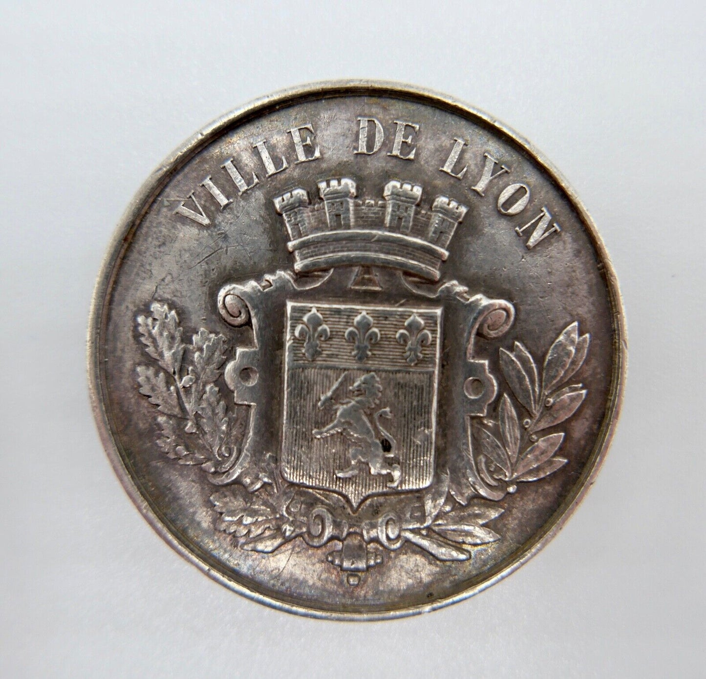 Medaille " Conservatoire de Musique " 1886 " VILLE DE LYON " Drivons Silber PRIX - Antikhandel-Stuttgart