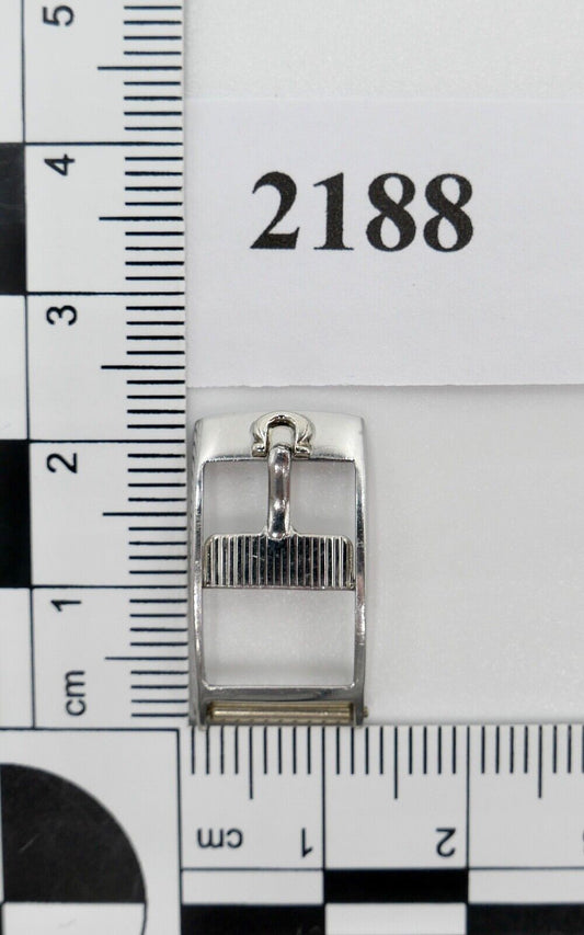 ORIGINAL alte OMEGA Dornschließe EDELSTAHL Armbanduhr 10mm CLASP BUCKLE PAT BVT - Antikhandel-Stuttgart